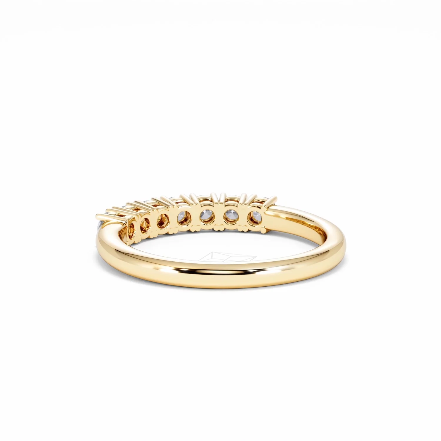 Chloe 7 Stone Lab Diamond Eternity Ring 0.50CT G/VS in 9K Gold - Image 53