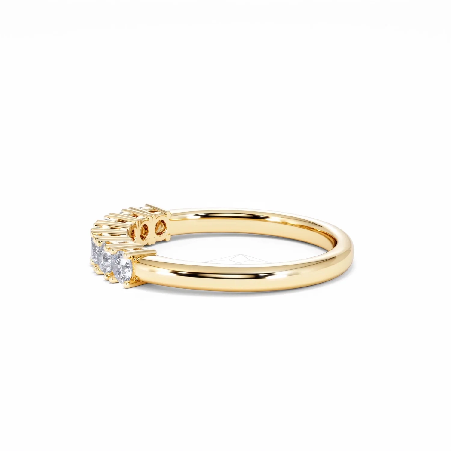 Chloe 7 Stone Lab Diamond Eternity Ring 0.50CT G/VS in 9K Gold - Image 67