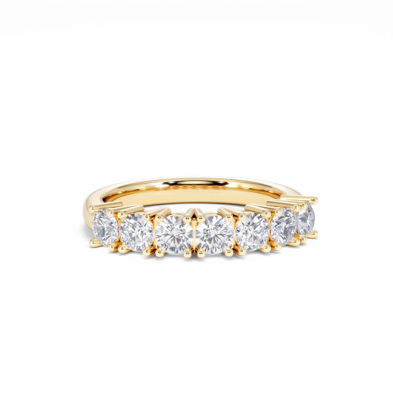 Chloe 7 Stone Lab Diamond Eternity Ring 1.00CT G/VS in 9K Gold - Image 10