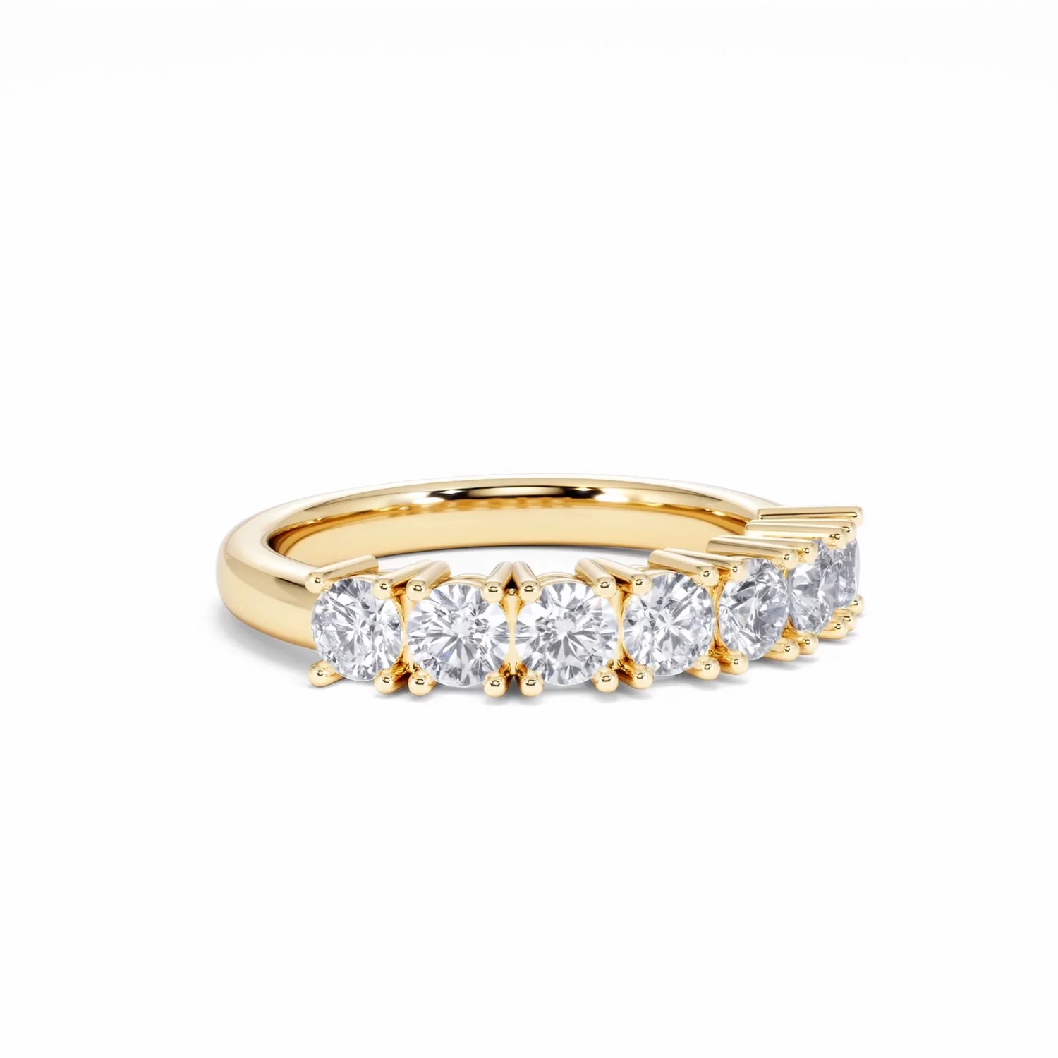 Chloe 7 Stone Lab Diamond Eternity Ring 1.00CT G/VS in 9K Gold - Image 14
