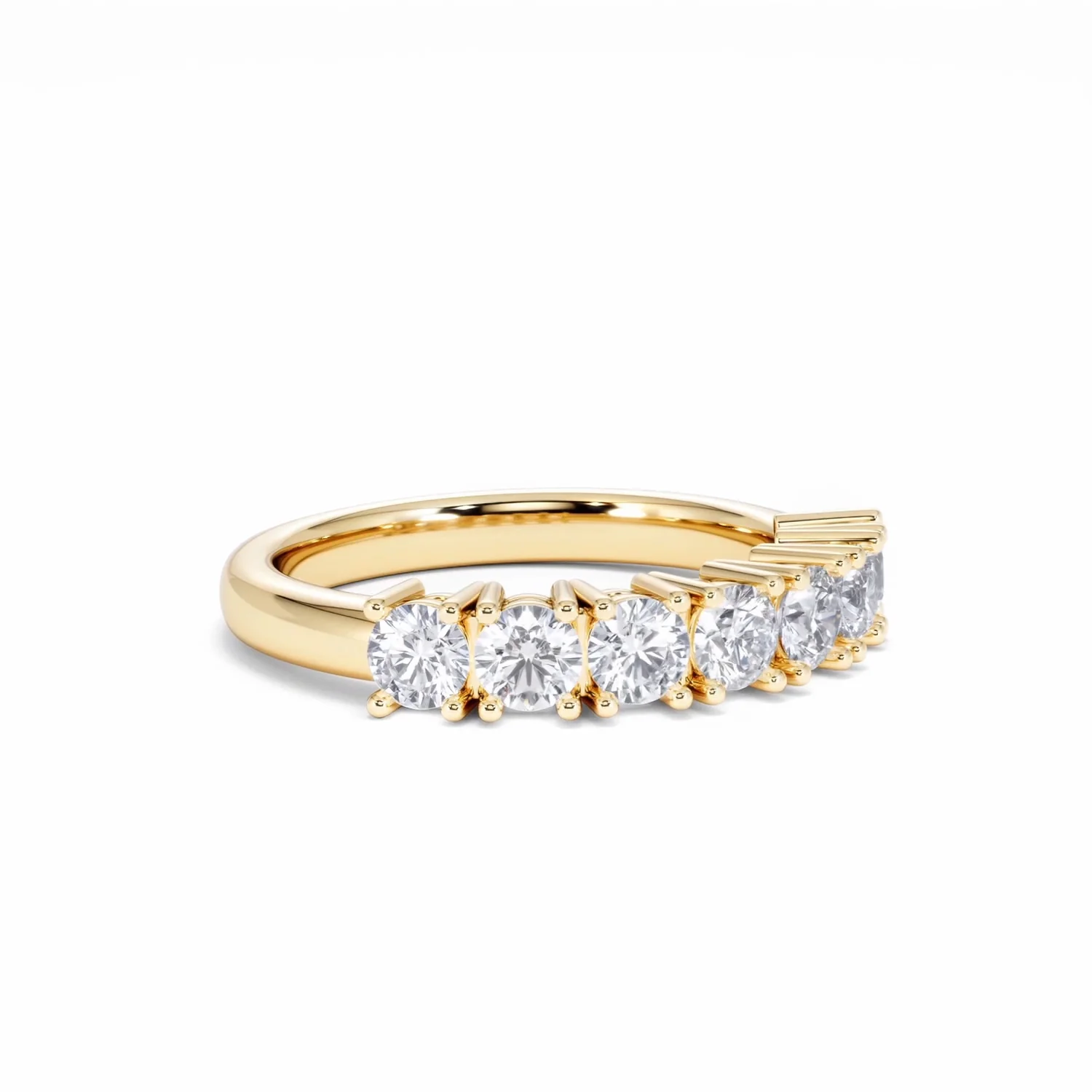 Chloe 7 Stone Lab Diamond Eternity Ring 1.00CT G/VS in 9K Gold - Image 16