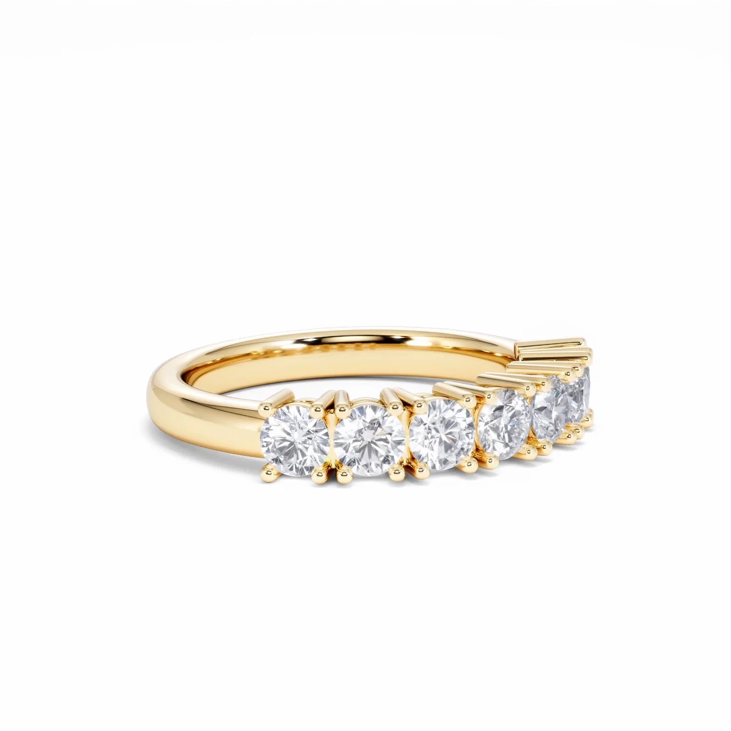 Chloe 7 Stone Lab Diamond Eternity Ring 1.00CT G/VS in 9K Gold - Image 17