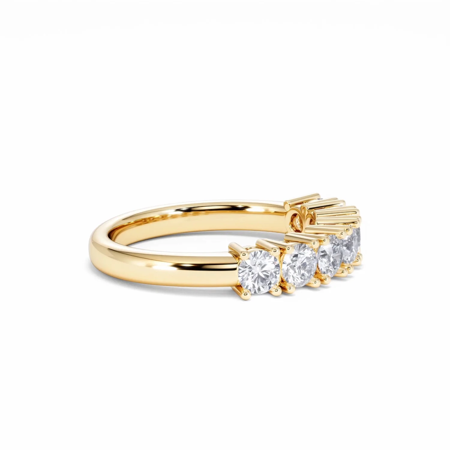 Chloe 7 Stone Lab Diamond Eternity Ring 1.00CT G/VS in 9K Gold - Image 24