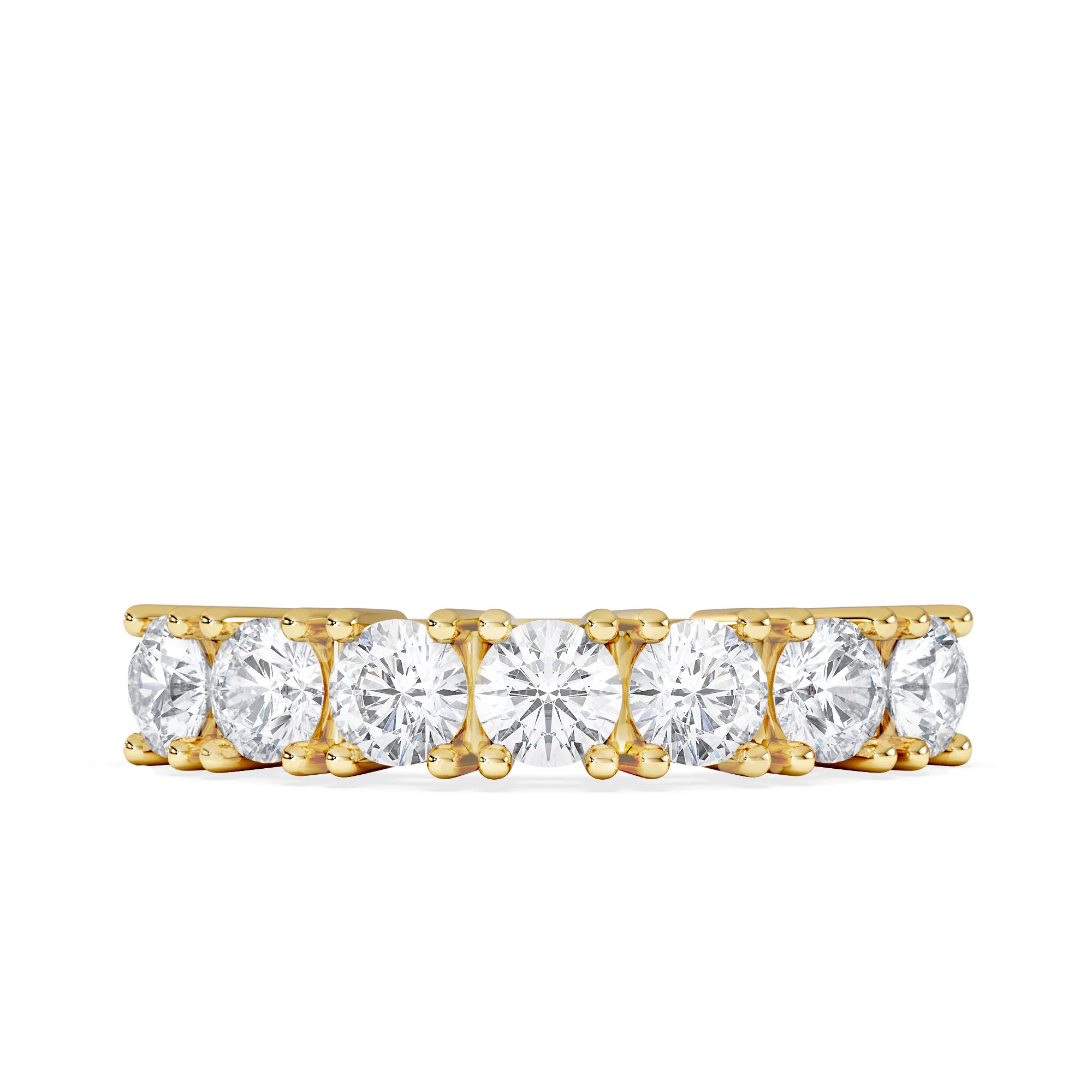 Chloe 7 Stone Lab Diamond Eternity Ring 1.00CT G/VS in 9K Gold - Image 3