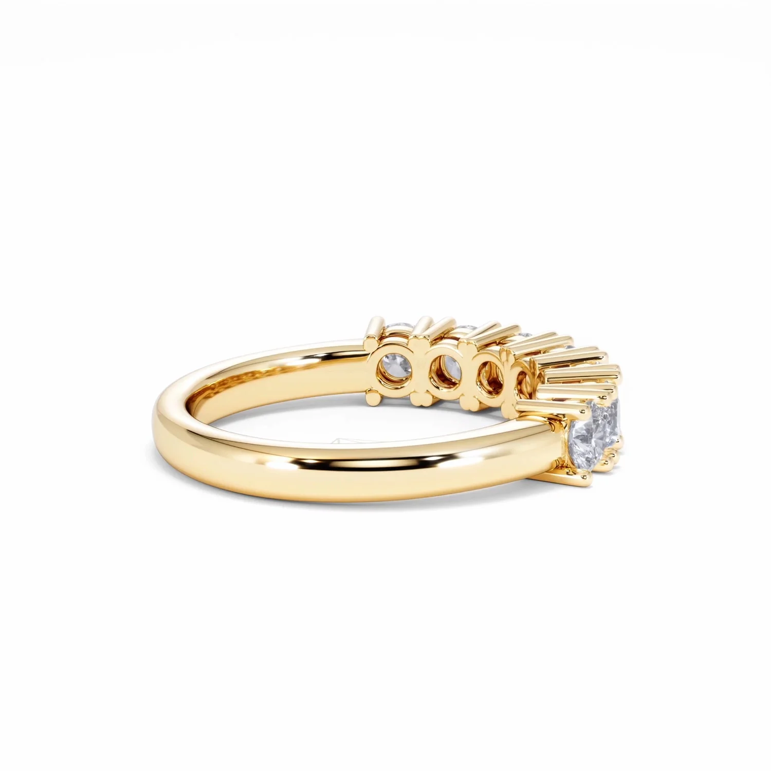 Chloe 7 Stone Lab Diamond Eternity Ring 1.00CT G/VS in 9K Gold - Image 34