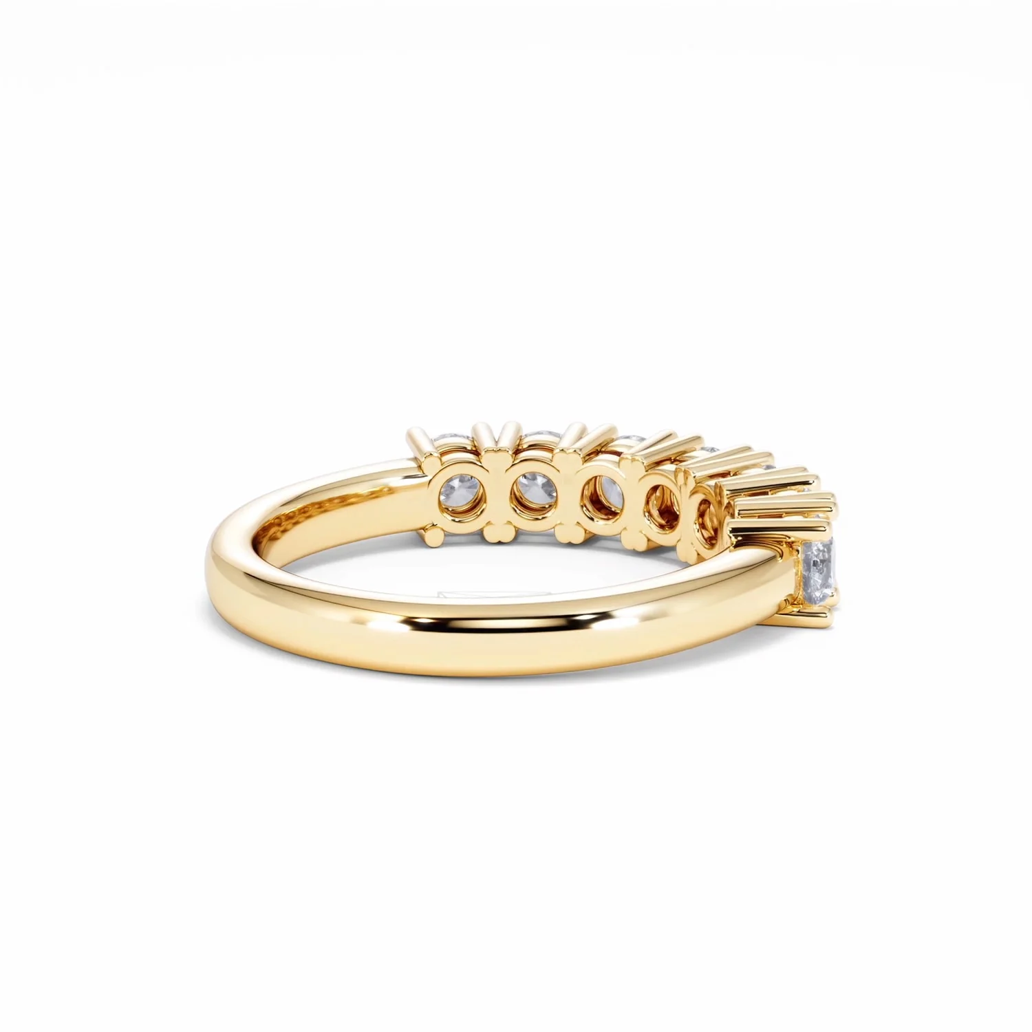 Chloe 7 Stone Lab Diamond Eternity Ring 1.00CT G/VS in 9K Gold - Image 38