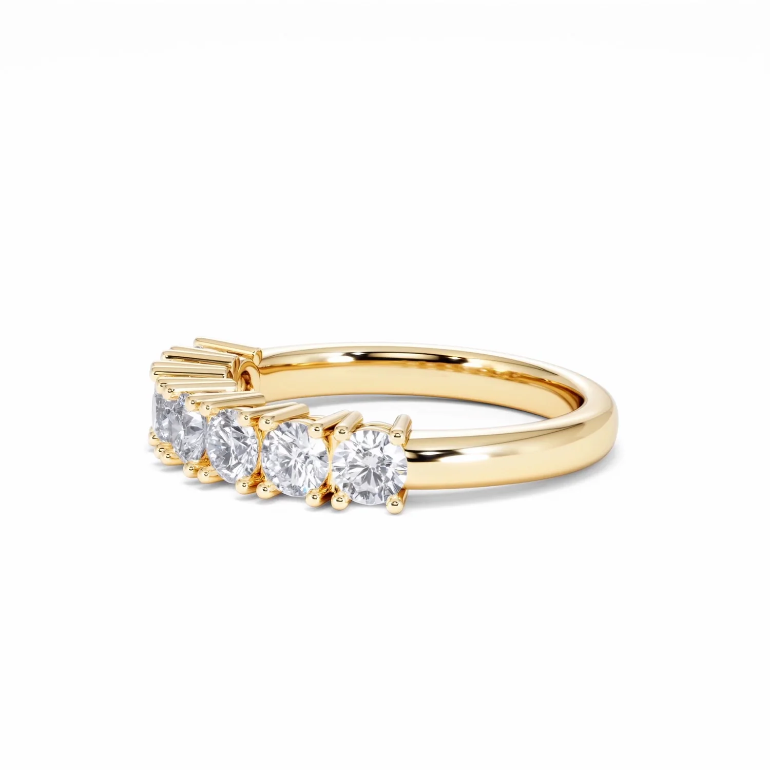 Chloe 7 Stone Lab Diamond Eternity Ring 1.00CT G/VS in 9K Gold - Image 74