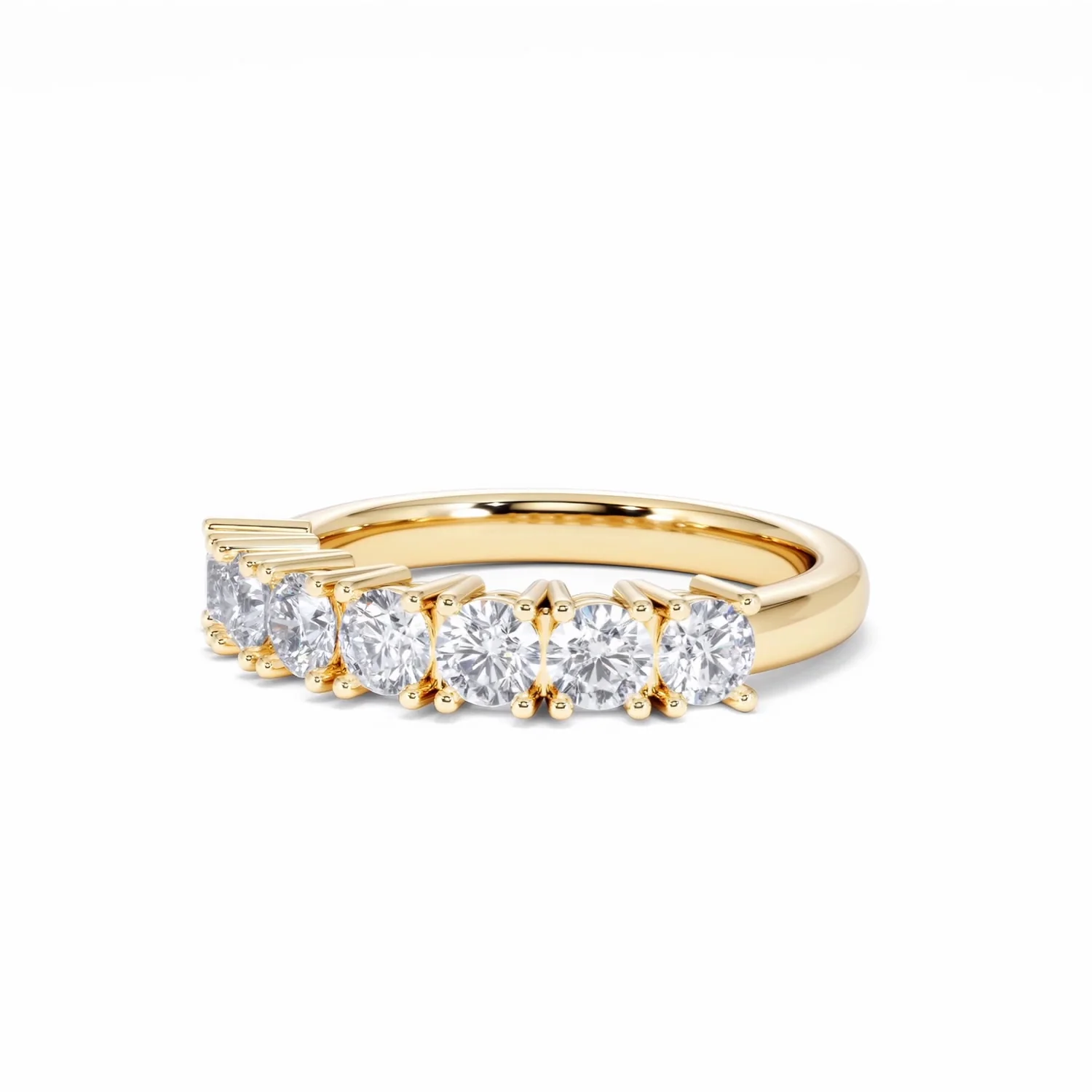 Chloe 7 Stone Lab Diamond Eternity Ring 1.00CT G/VS in 9K Gold - Image 81