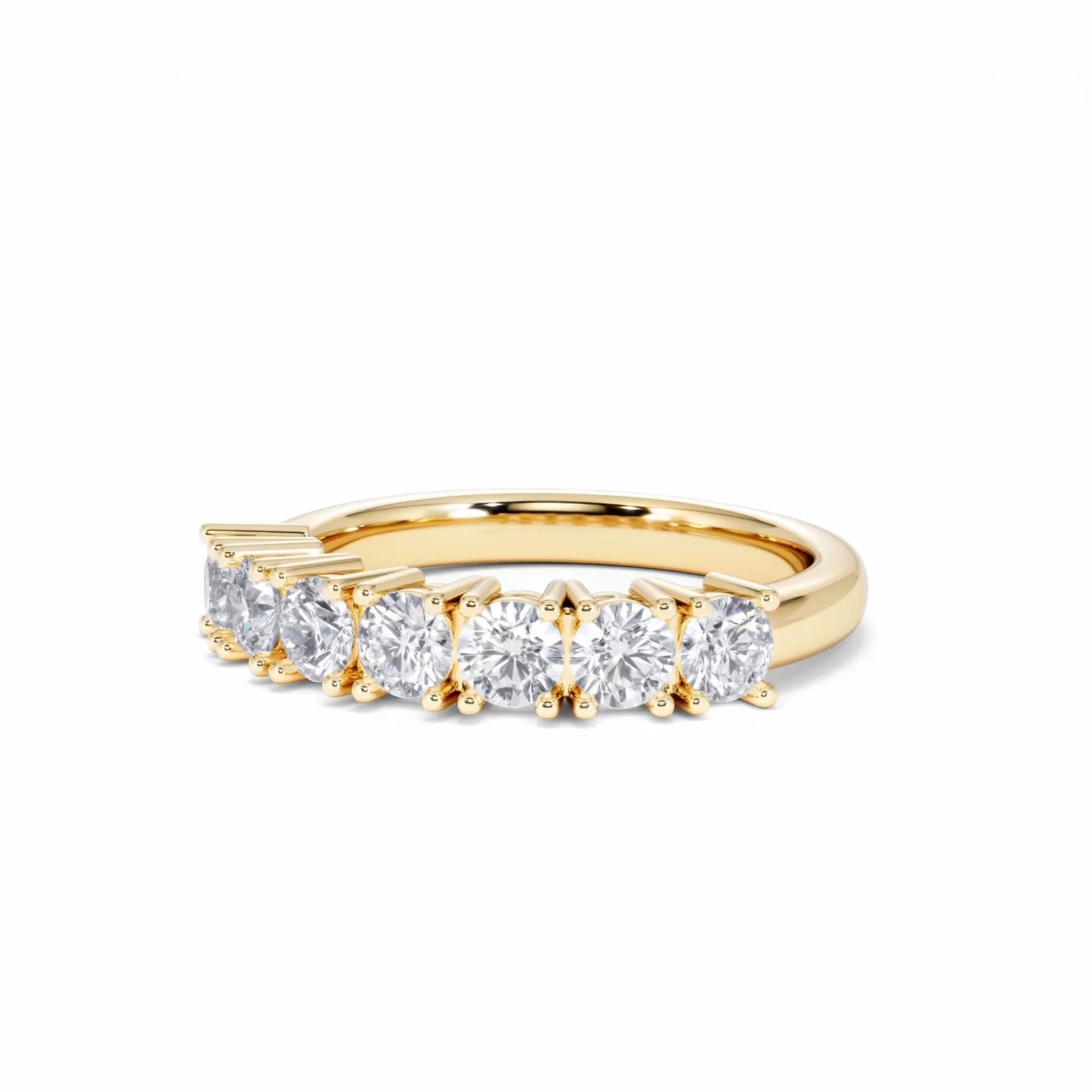 Chloe 7 Stone Lab Diamond Eternity Ring 1.00CT G/VS in 9K Gold - Image 82