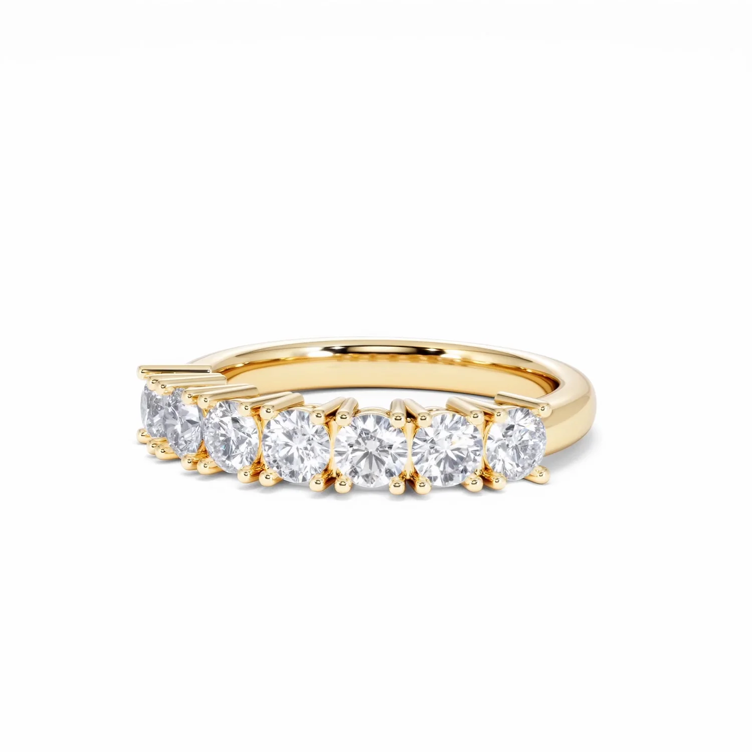 Chloe 7 Stone Lab Diamond Eternity Ring 1.00CT G/VS in 9K Gold - Image 83
