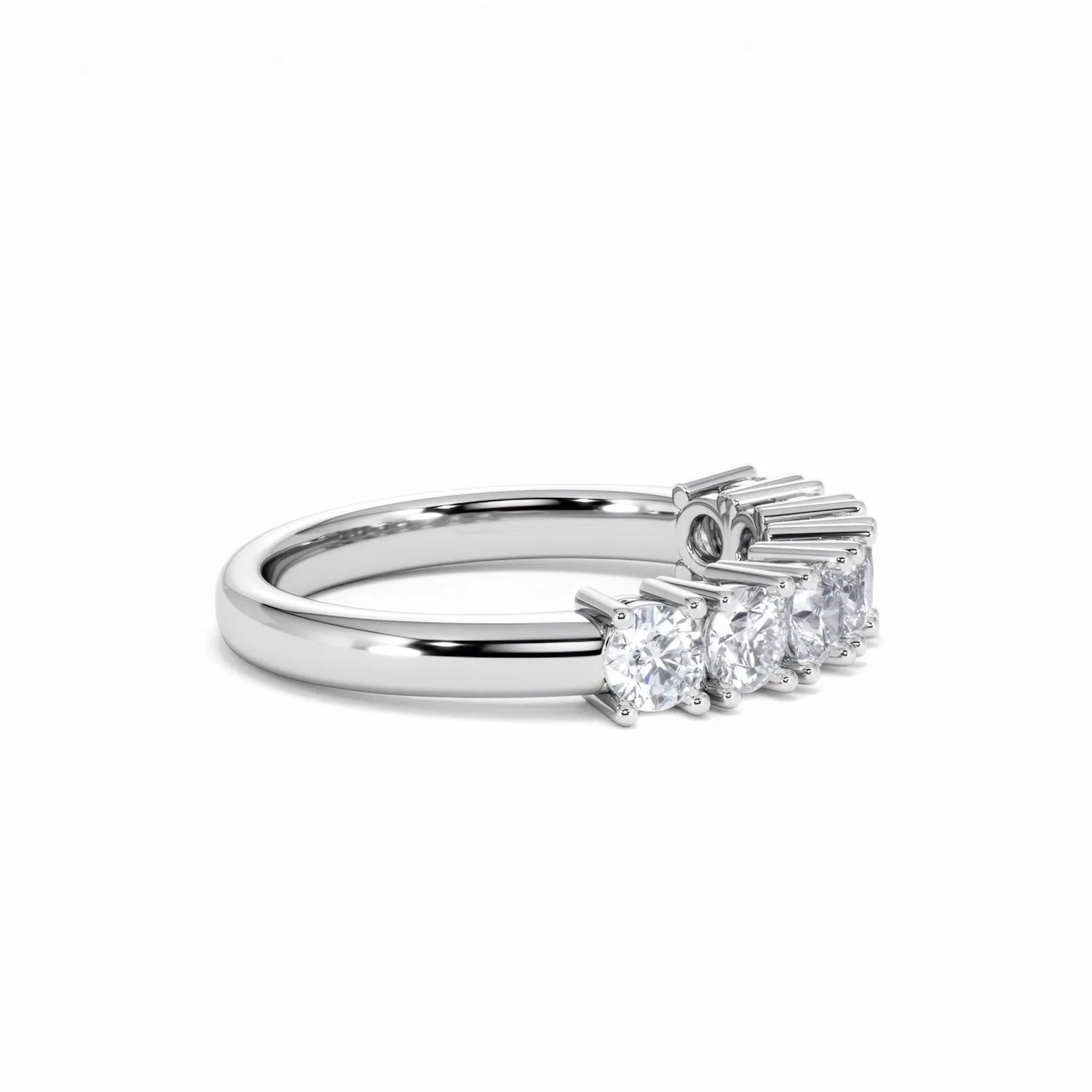Chloe 7 Stone Lab Diamond Eternity Ring 1.00CT G/VS in 9K White Gold - Image 26