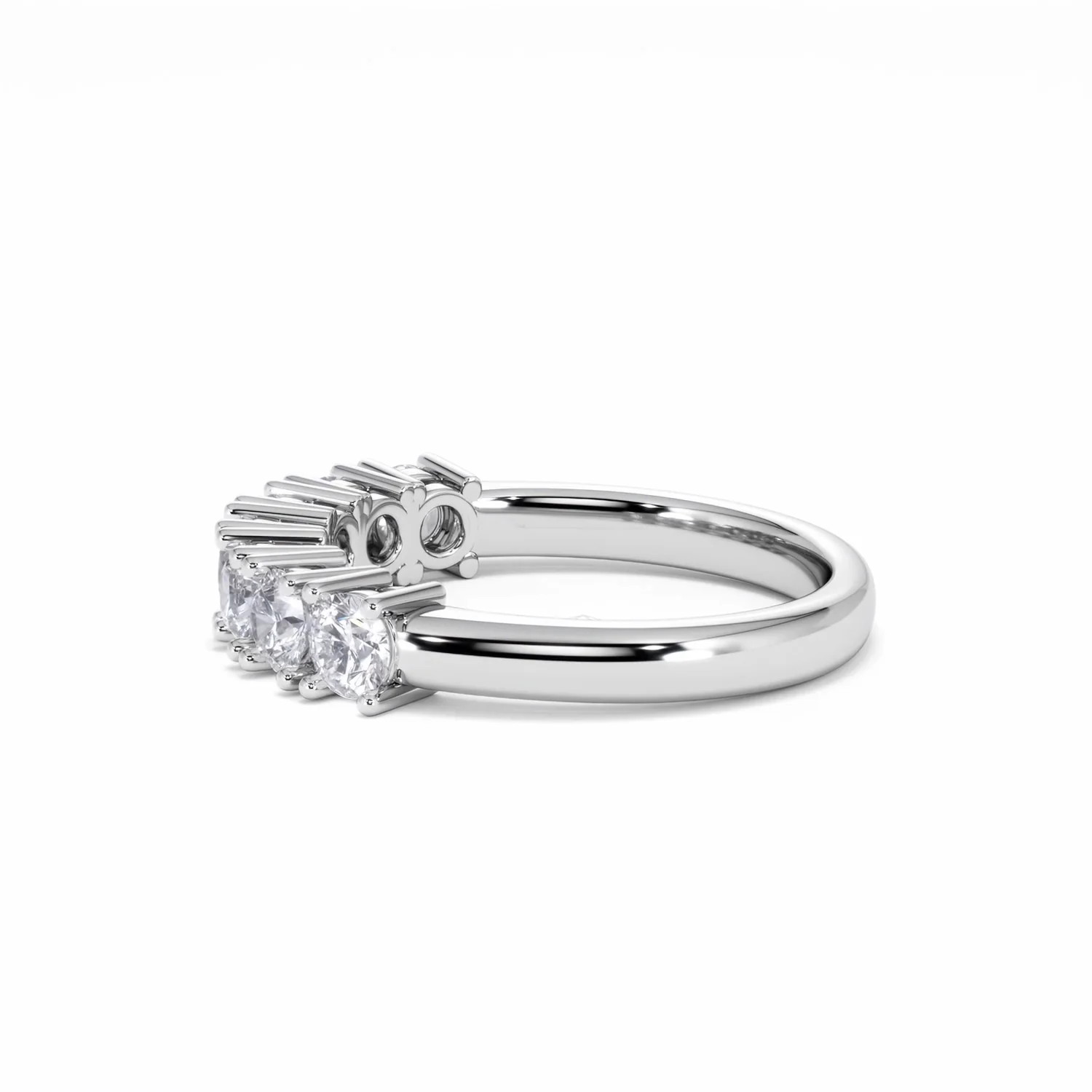 Chloe 7 Stone Lab Diamond Eternity Ring 1.00CT G/VS in 9K White Gold - Image 68