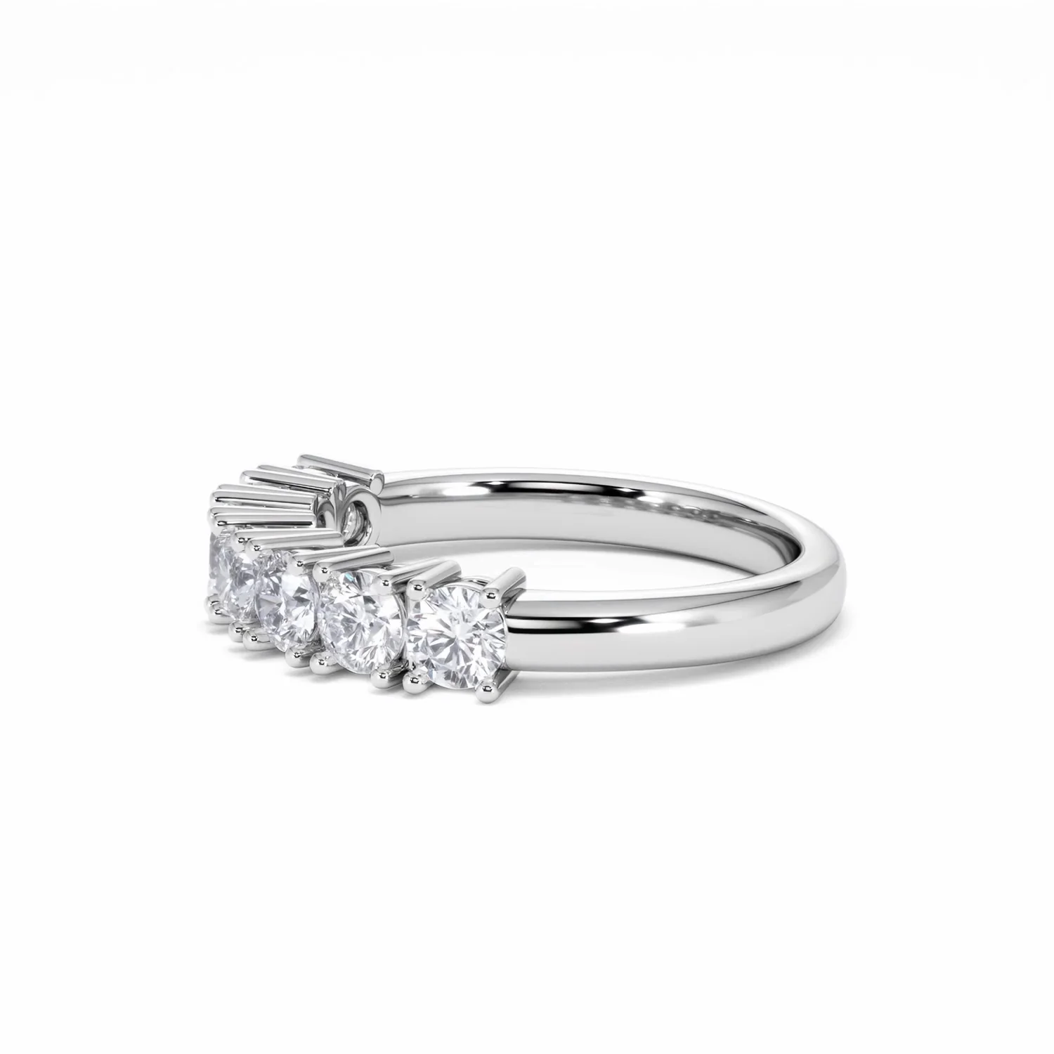 Chloe 7 Stone Lab Diamond Eternity Ring 1.00CT G/VS in 9K White Gold - Image 73