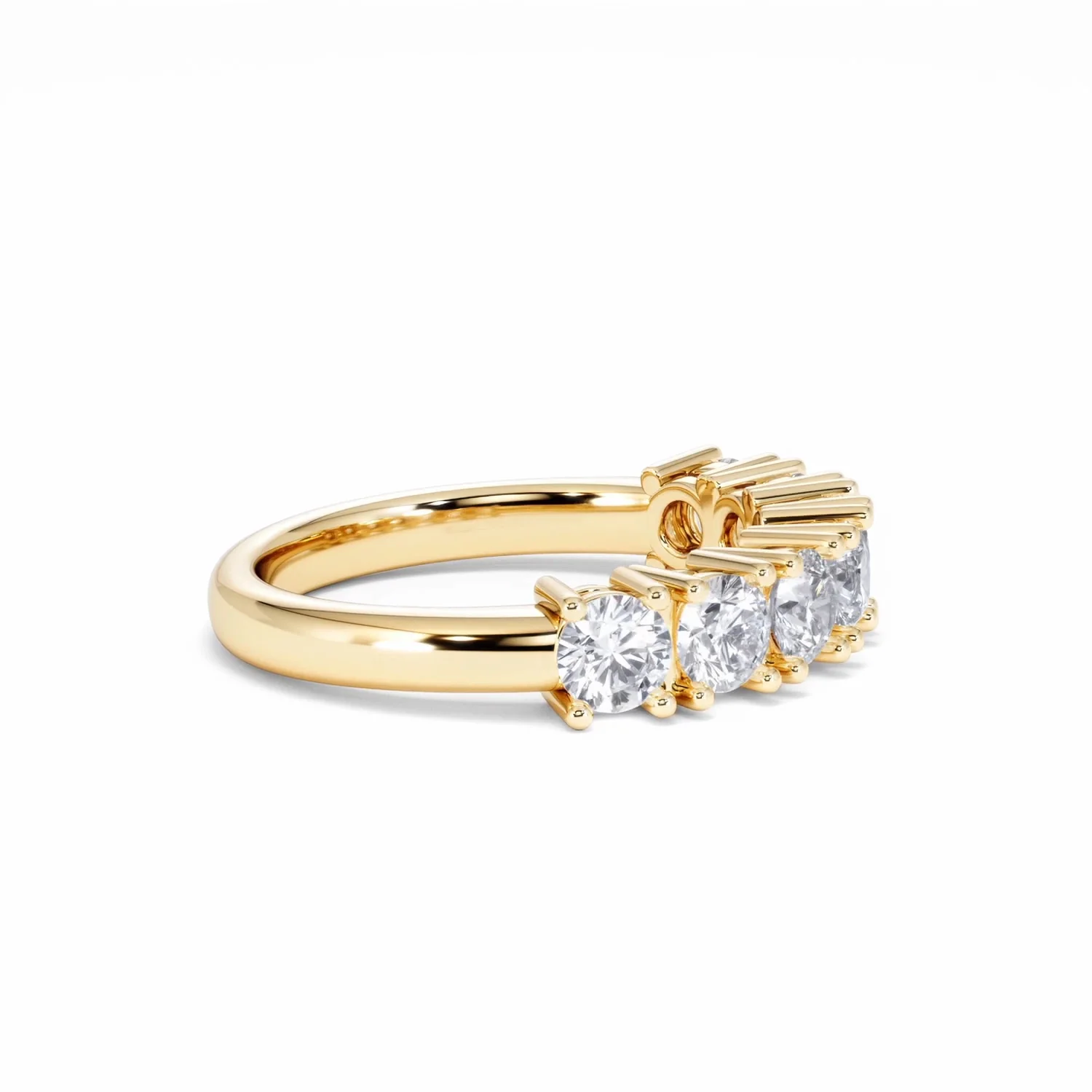 Chloe 7 Stone Lab Diamond Eternity Ring 1.50CT F/VS in 9K Gold - Image 25