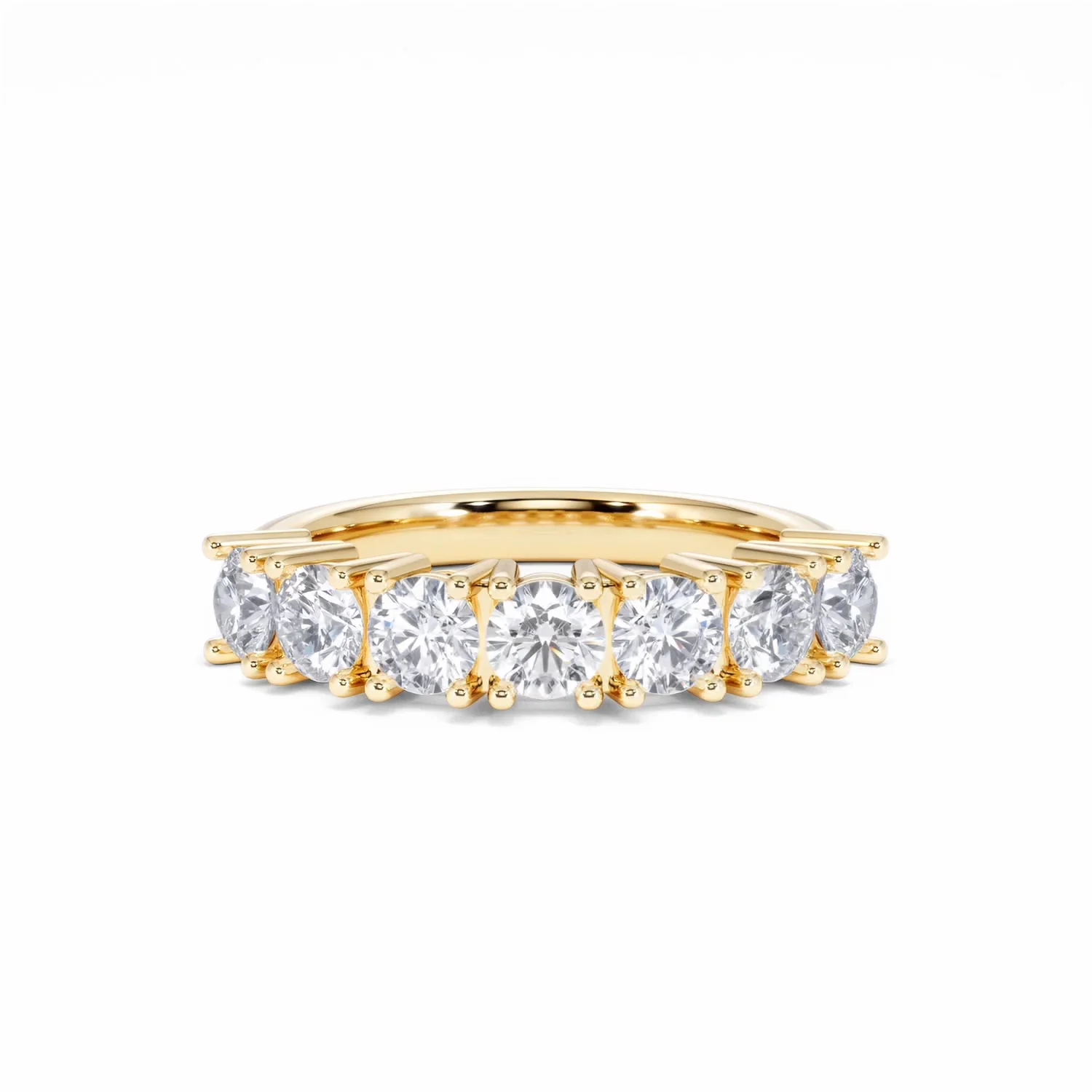 Chloe 7 Stone Lab Diamond Eternity Ring 1.50CT F/VS in 9K Gold - Image 8
