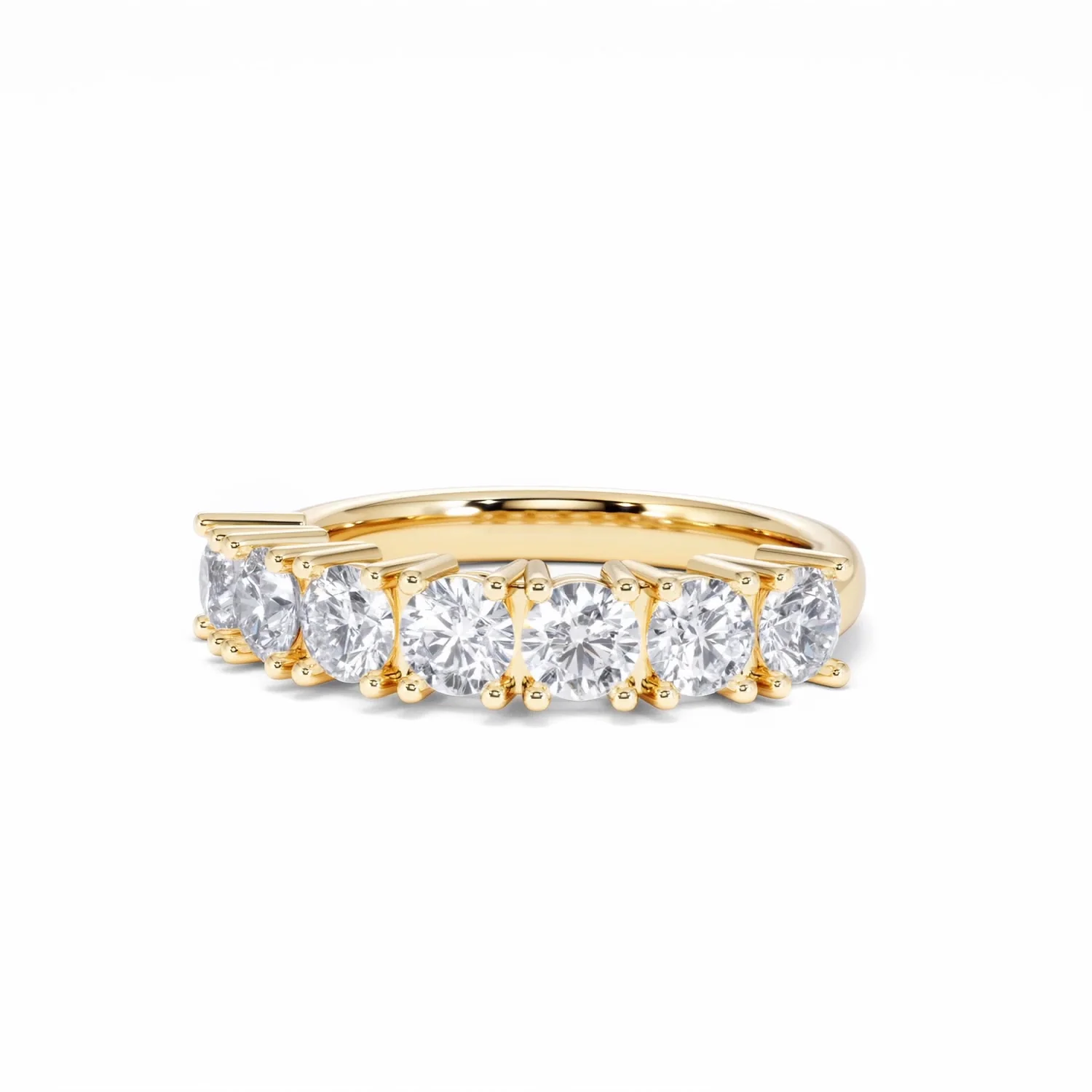 Chloe 7 Stone Lab Diamond Eternity Ring 1.50CT F/VS in 9K Gold - Image 84