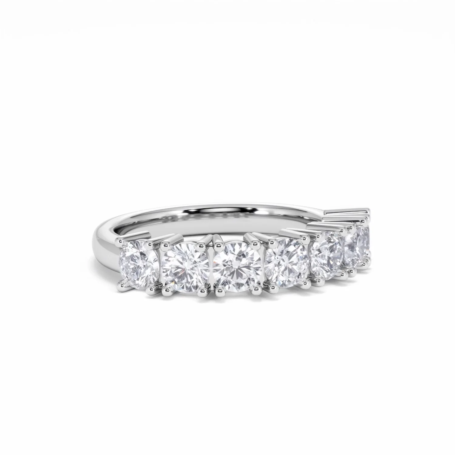 Chloe 7 Stone Lab Diamond Eternity Ring 1.50CT F/VS in 9K White Gold - Image 14