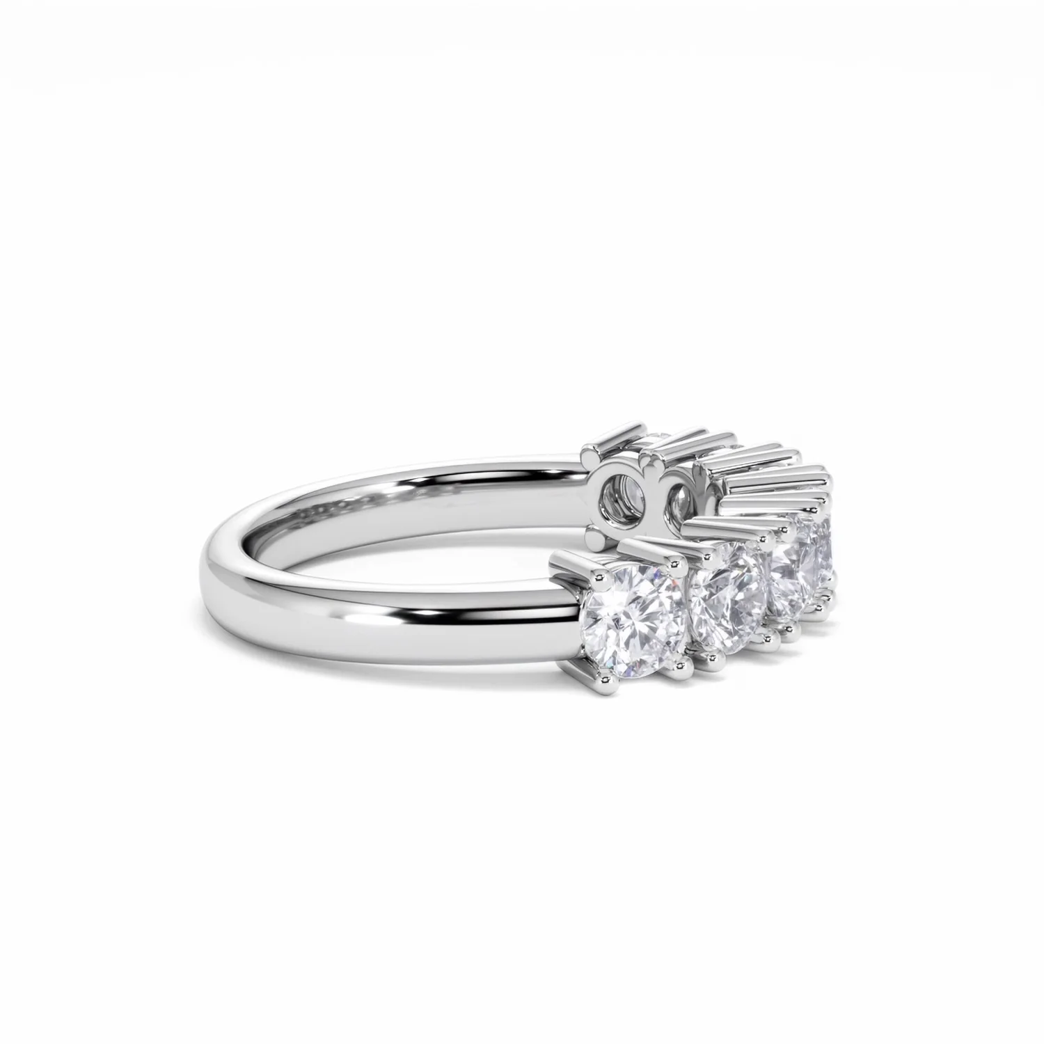 Chloe 7 Stone Lab Diamond Eternity Ring 1.50CT F/VS in 9K White Gold - Image 27