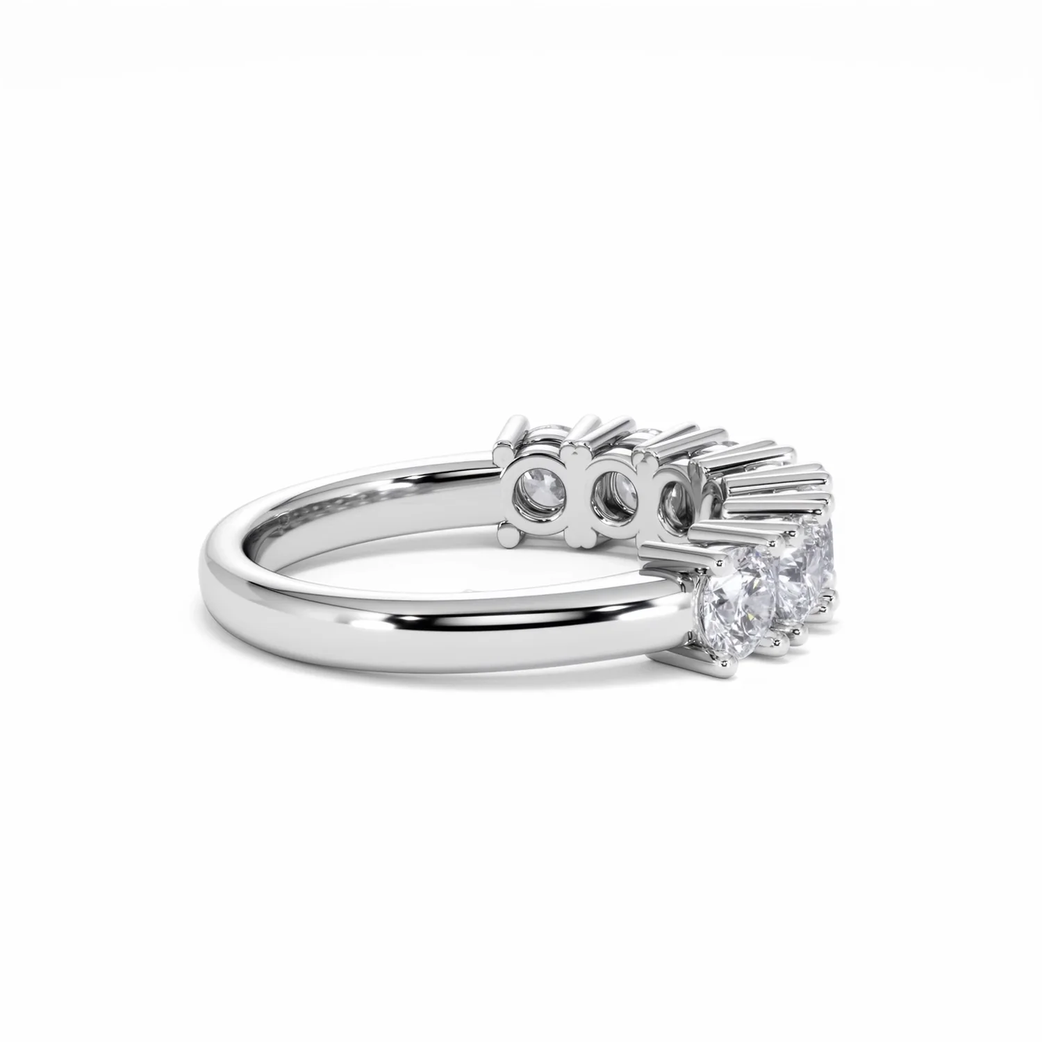Chloe 7 Stone Lab Diamond Eternity Ring 1.50CT F/VS in 9K White Gold - Image 32
