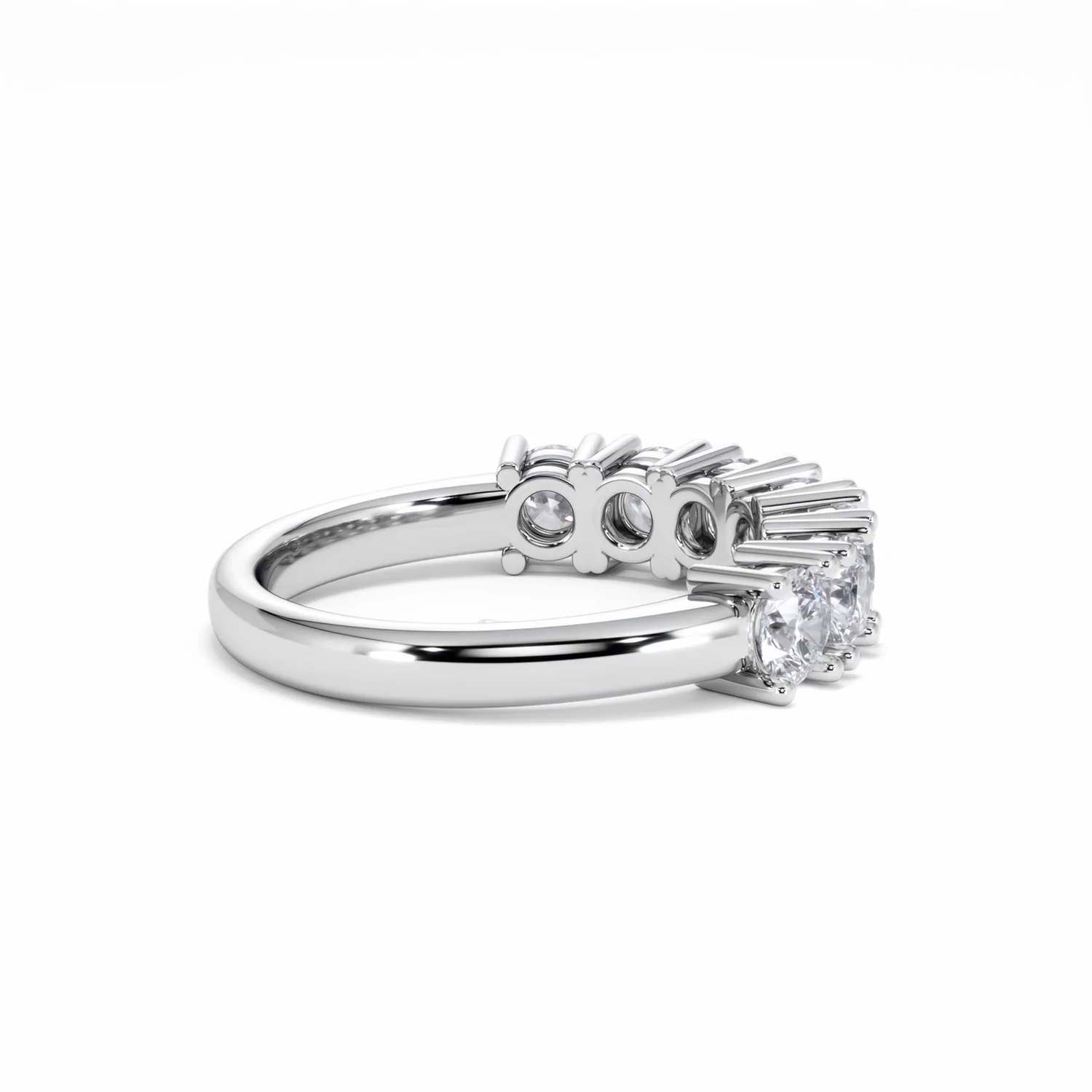 Chloe 7 Stone Lab Diamond Eternity Ring 1.50CT F/VS in 9K White Gold - Image 33