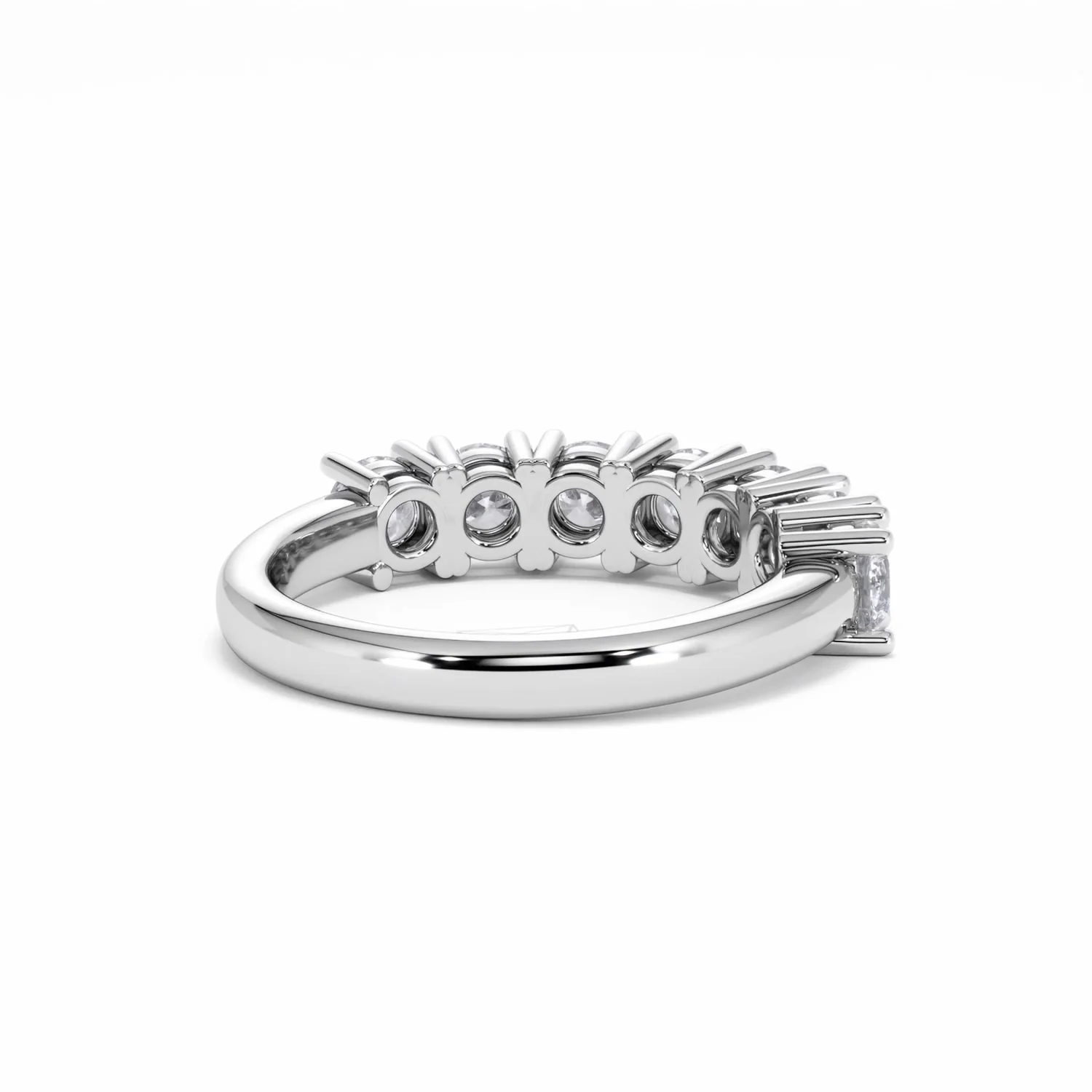 Chloe 7 Stone Lab Diamond Eternity Ring 1.50CT F/VS in 9K White Gold - Image 41