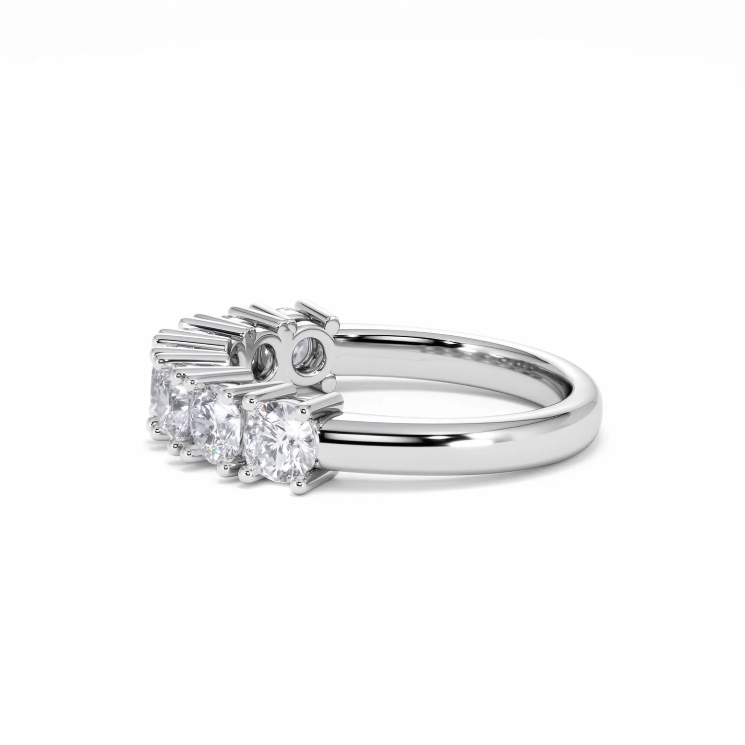 Chloe 7 Stone Lab Diamond Eternity Ring 1.50CT F/VS in 9K White Gold - Image 68