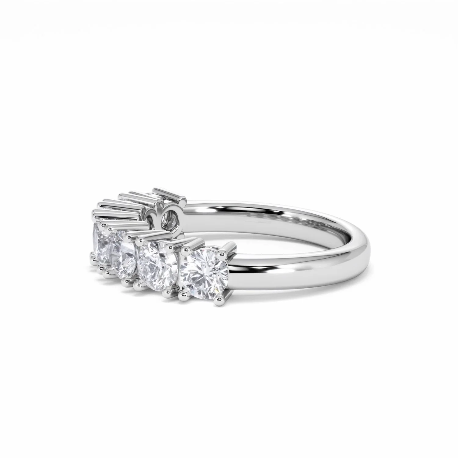 Chloe 7 Stone Lab Diamond Eternity Ring 1.50CT F/VS in 9K White Gold - Image 71