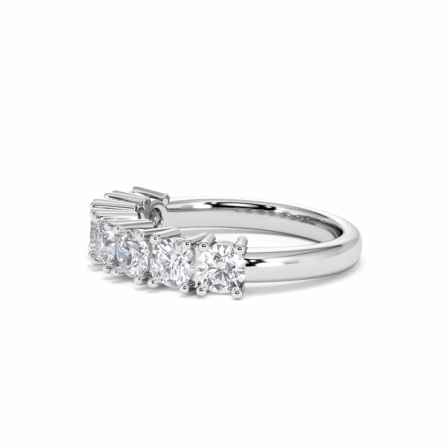 Chloe 7 Stone Lab Diamond Eternity Ring 1.50CT F/VS in 9K White Gold - Image 73