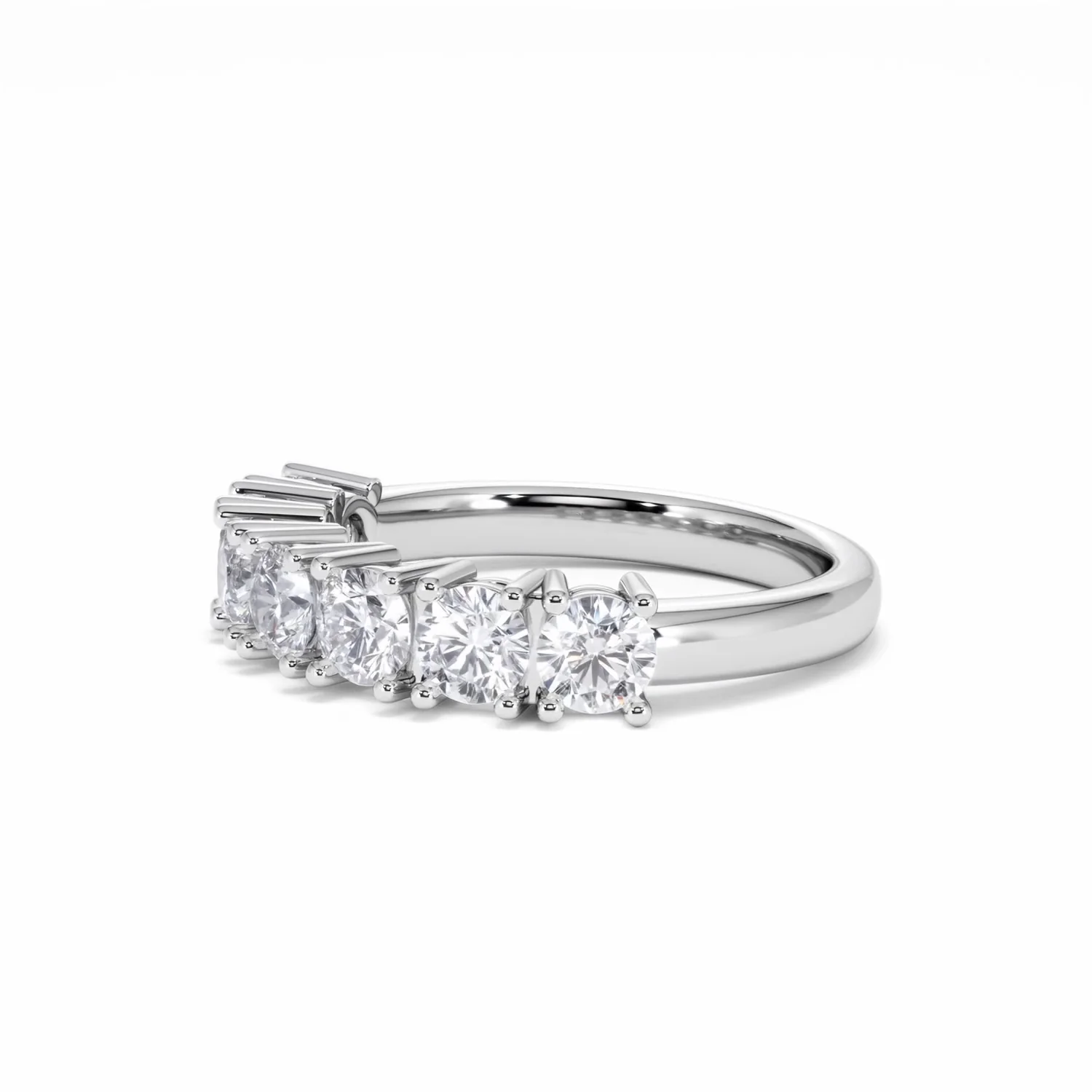 Chloe 7 Stone Lab Diamond Eternity Ring 1.50CT F/VS in 9K White Gold - Image 75