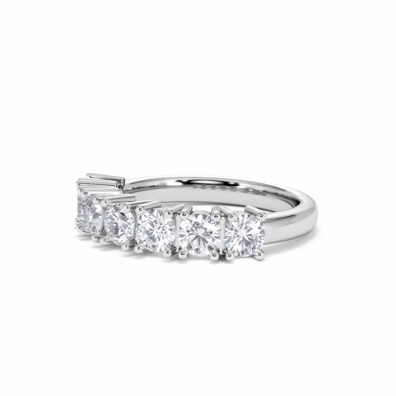 Chloe 7 Stone Lab Diamond Eternity Ring 1.50CT F/VS in 9K White Gold - Image 78