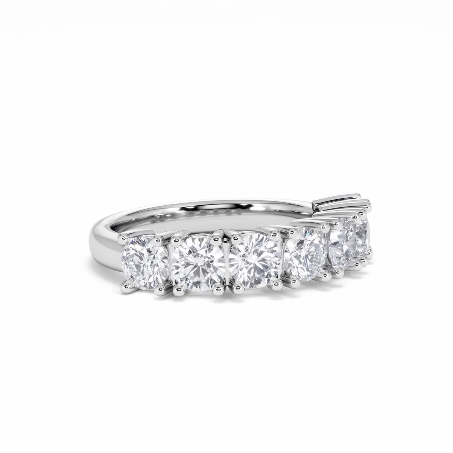 Chloe 7 Stone Lab Diamond Eternity Ring 2.00CT F/VS in 9K White Gold - Image 16