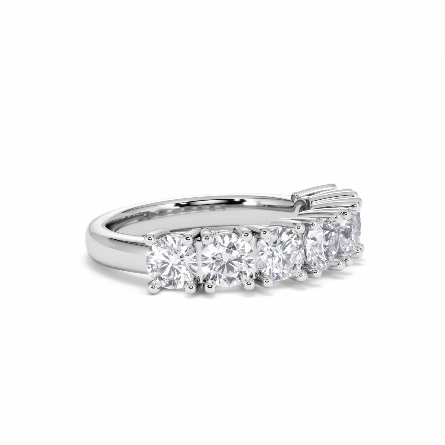 Chloe 7 Stone Lab Diamond Eternity Ring 2.00CT F/VS in 9K White Gold - Image 19