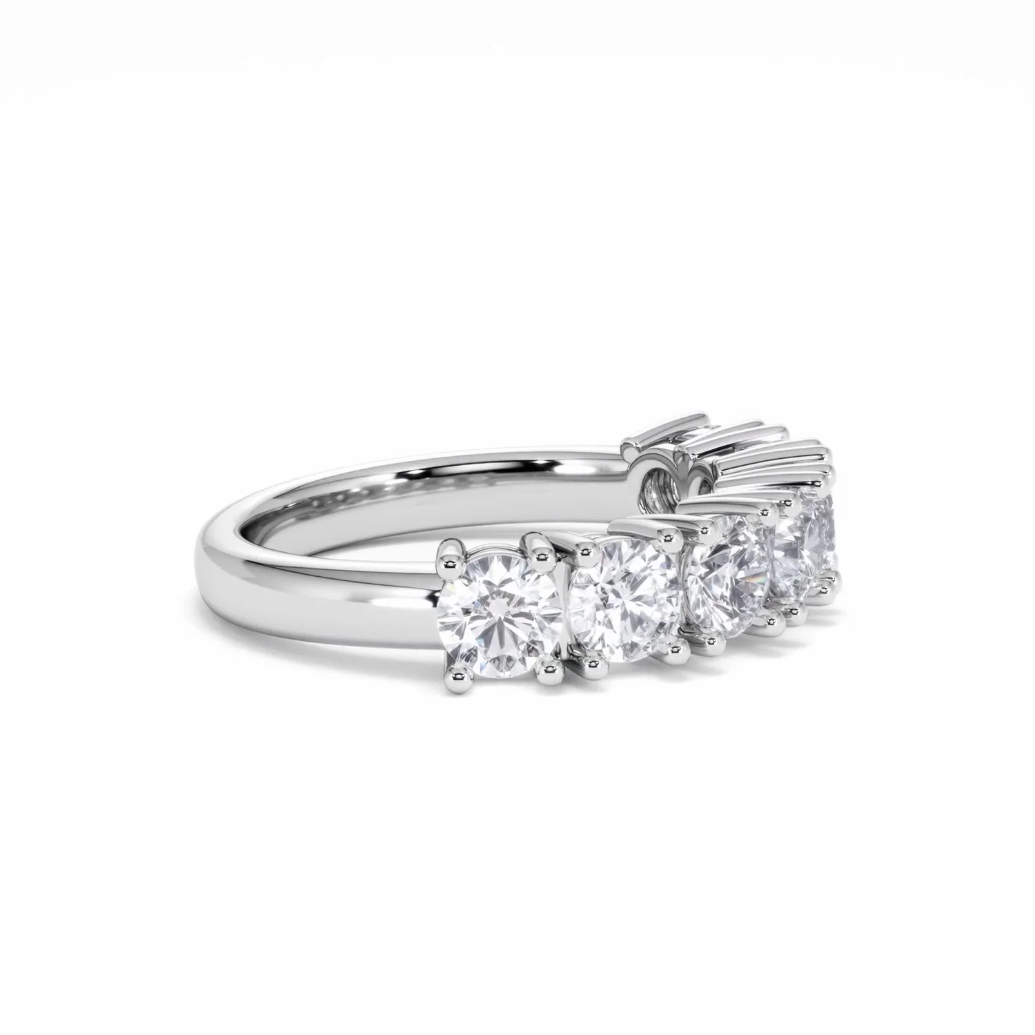 Chloe 7 Stone Lab Diamond Eternity Ring 2.00CT F/VS in 9K White Gold - Image 23