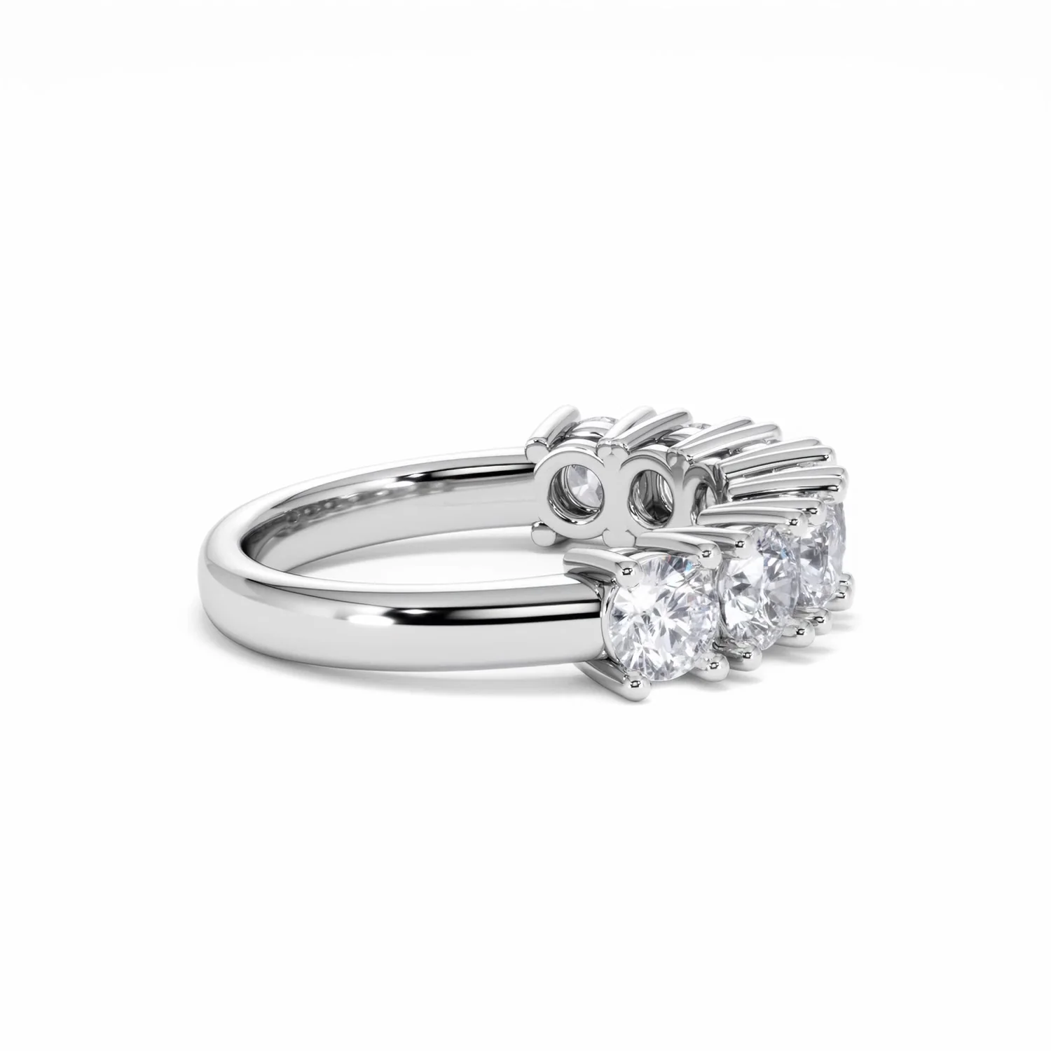 Chloe 7 Stone Lab Diamond Eternity Ring 2.00CT F/VS in 9K White Gold - Image 29