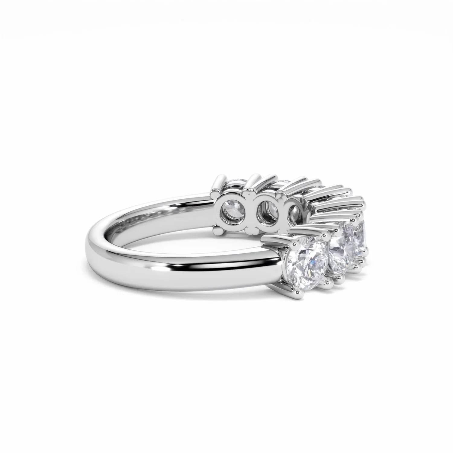 Chloe 7 Stone Lab Diamond Eternity Ring 2.00CT F/VS in 9K White Gold - Image 31