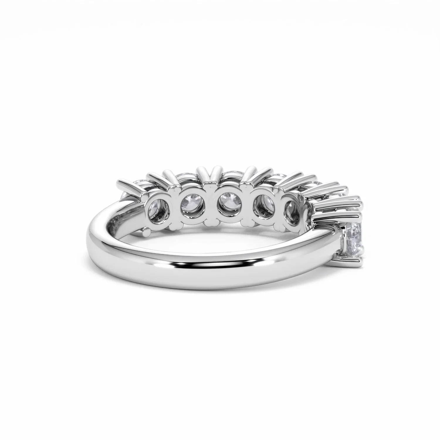 Chloe 7 Stone Lab Diamond Eternity Ring 2.00CT F/VS in 9K White Gold - Image 41