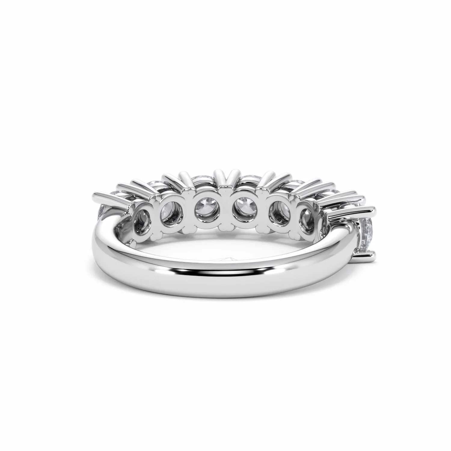 Chloe 7 Stone Lab Diamond Eternity Ring 2.00CT F/VS in 9K White Gold - Image 45