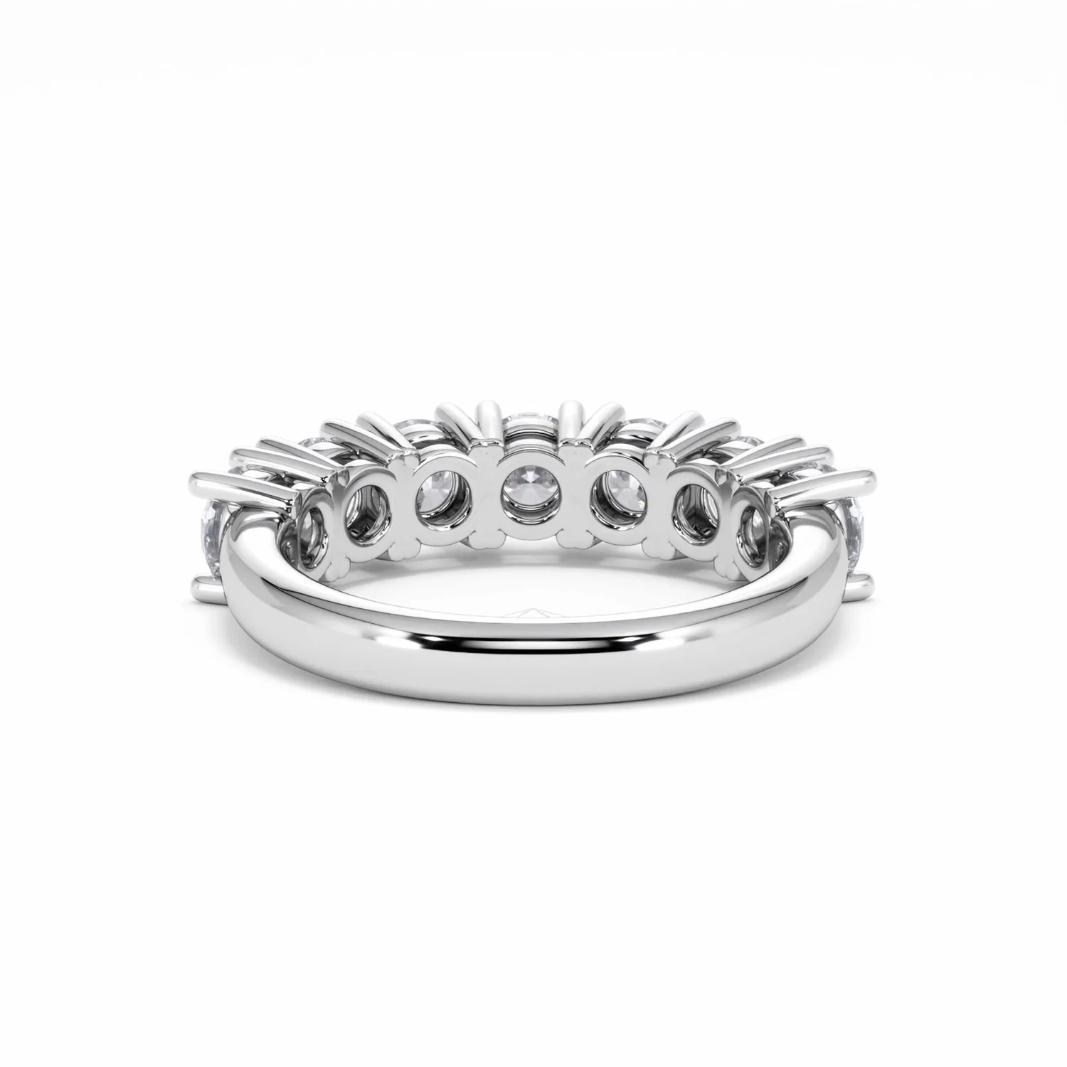 Chloe 7 Stone Lab Diamond Eternity Ring 2.00CT F/VS in 9K White Gold - Image 48