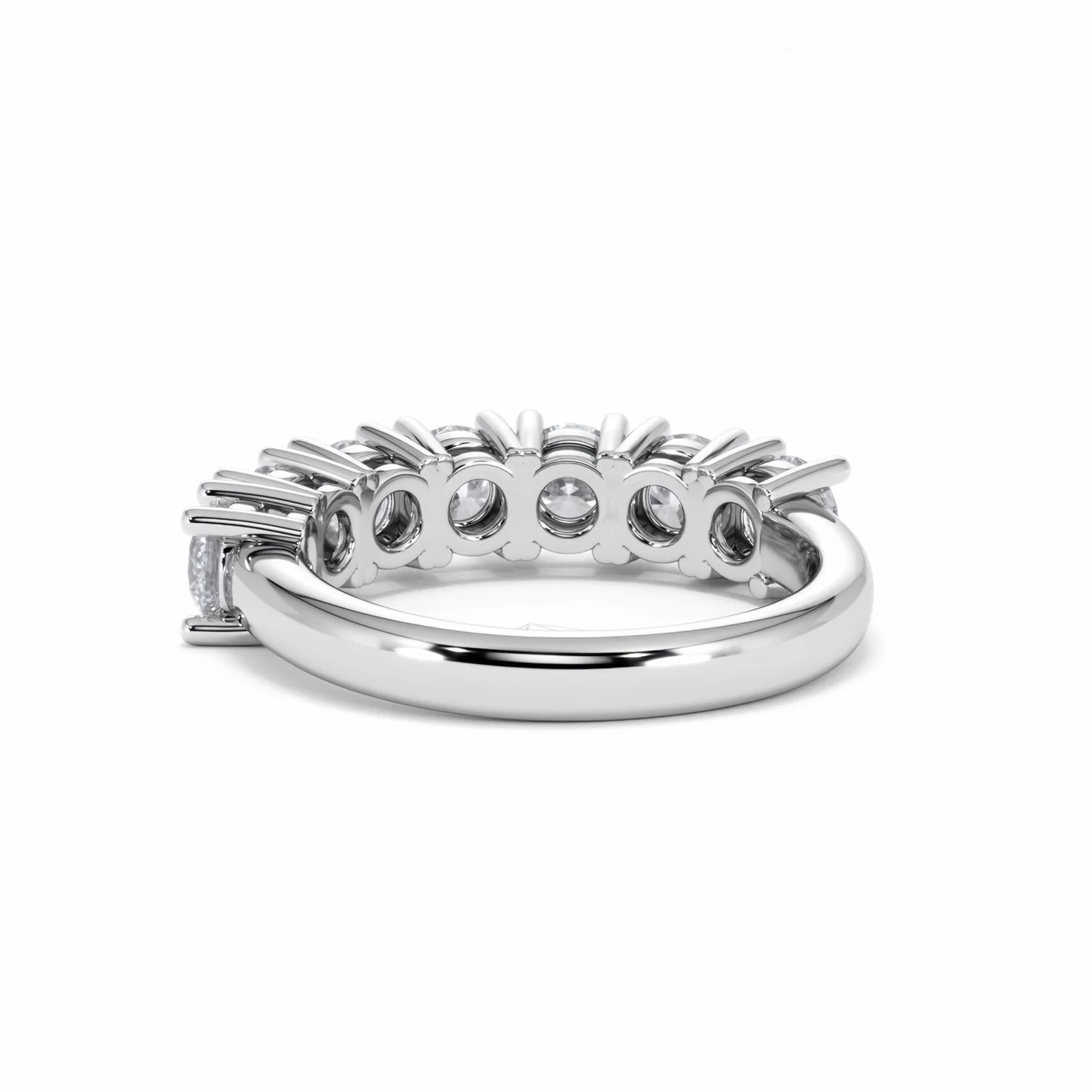 Chloe 7 Stone Lab Diamond Eternity Ring 2.00CT F/VS in 9K White Gold - Image 52