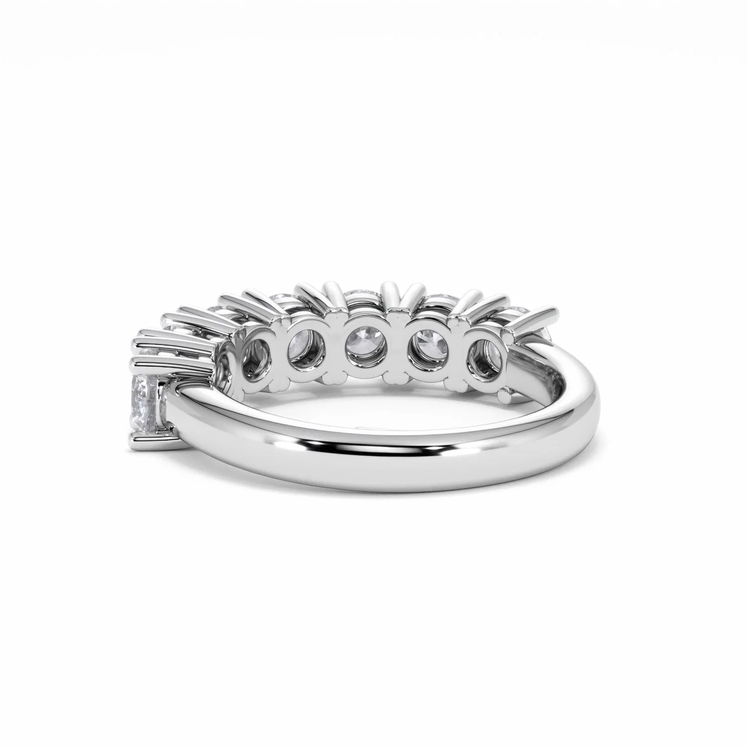 Chloe 7 Stone Lab Diamond Eternity Ring 2.00CT F/VS in 9K White Gold - Image 54