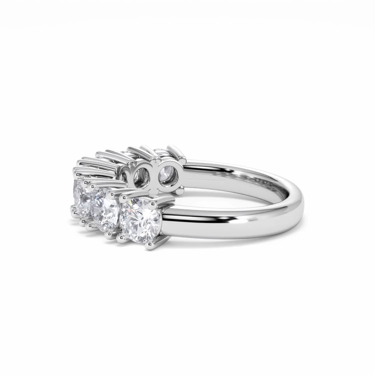 Chloe 7 Stone Lab Diamond Eternity Ring 2.00CT F/VS in 9K White Gold - Image 67