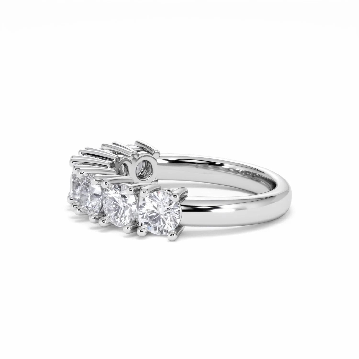 Chloe 7 Stone Lab Diamond Eternity Ring 2.00CT F/VS in 9K White Gold - Image 70