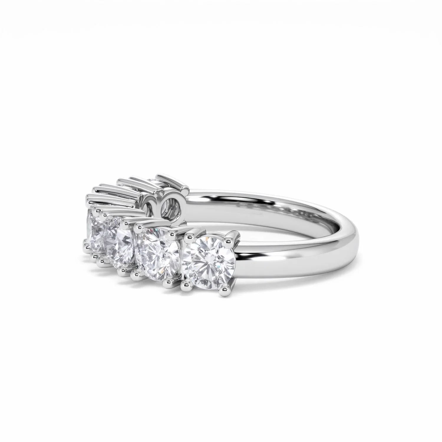 Chloe 7 Stone Lab Diamond Eternity Ring 2.00CT F/VS in 9K White Gold - Image 71