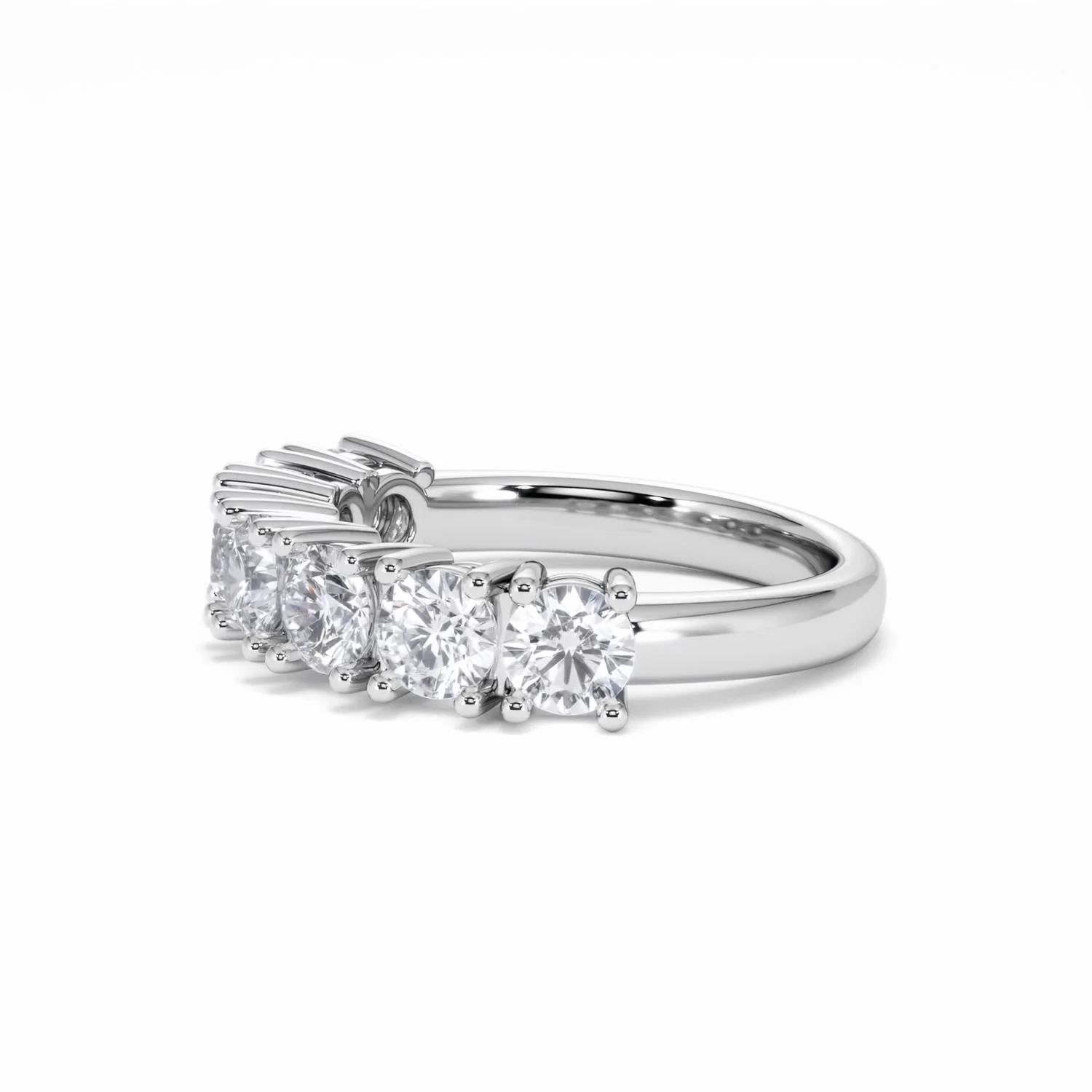 Chloe 7 Stone Lab Diamond Eternity Ring 2.00CT F/VS in 9K White Gold - Image 73