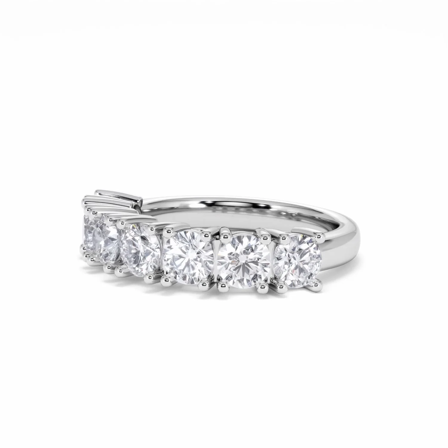 Chloe 7 Stone Lab Diamond Eternity Ring 2.00CT F/VS in 9K White Gold - Image 79
