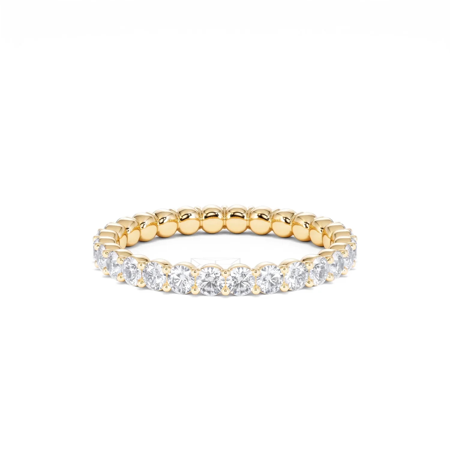Chloe Lab Diamond 1.00ct Full Eternity Ring F/VS in 18K Gold Vermeil - Image 41