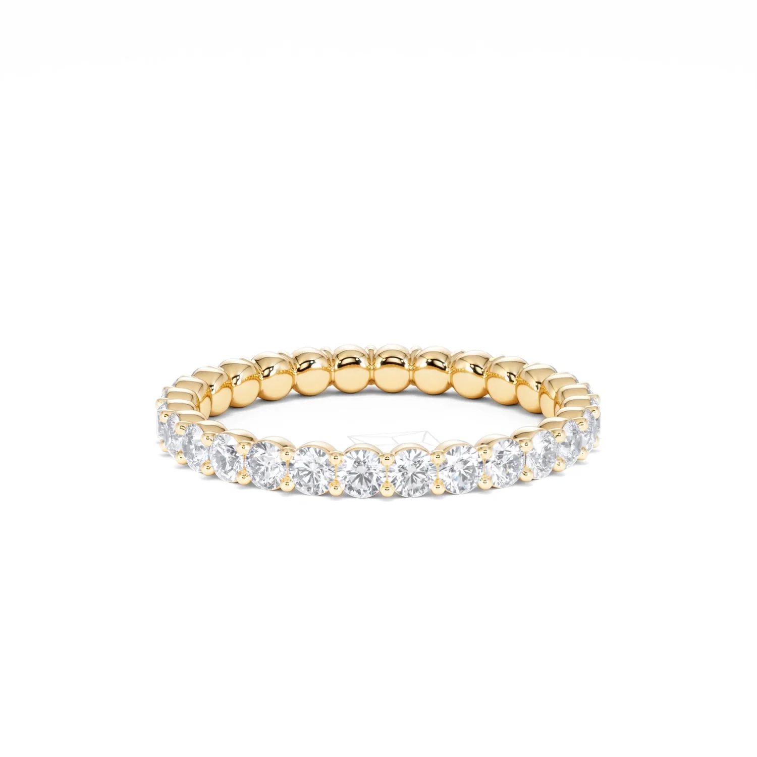 Chloe Lab Diamond 1.00ct Full Eternity Ring F/VS in 18K Gold Vermeil - Image 64