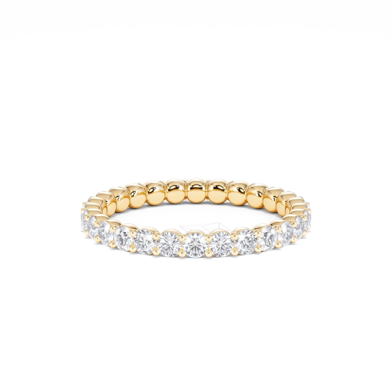 Chloe Lab Diamond 1.00ct Full Eternity Ring F/VS in 18K Gold Vermeil - Image 65