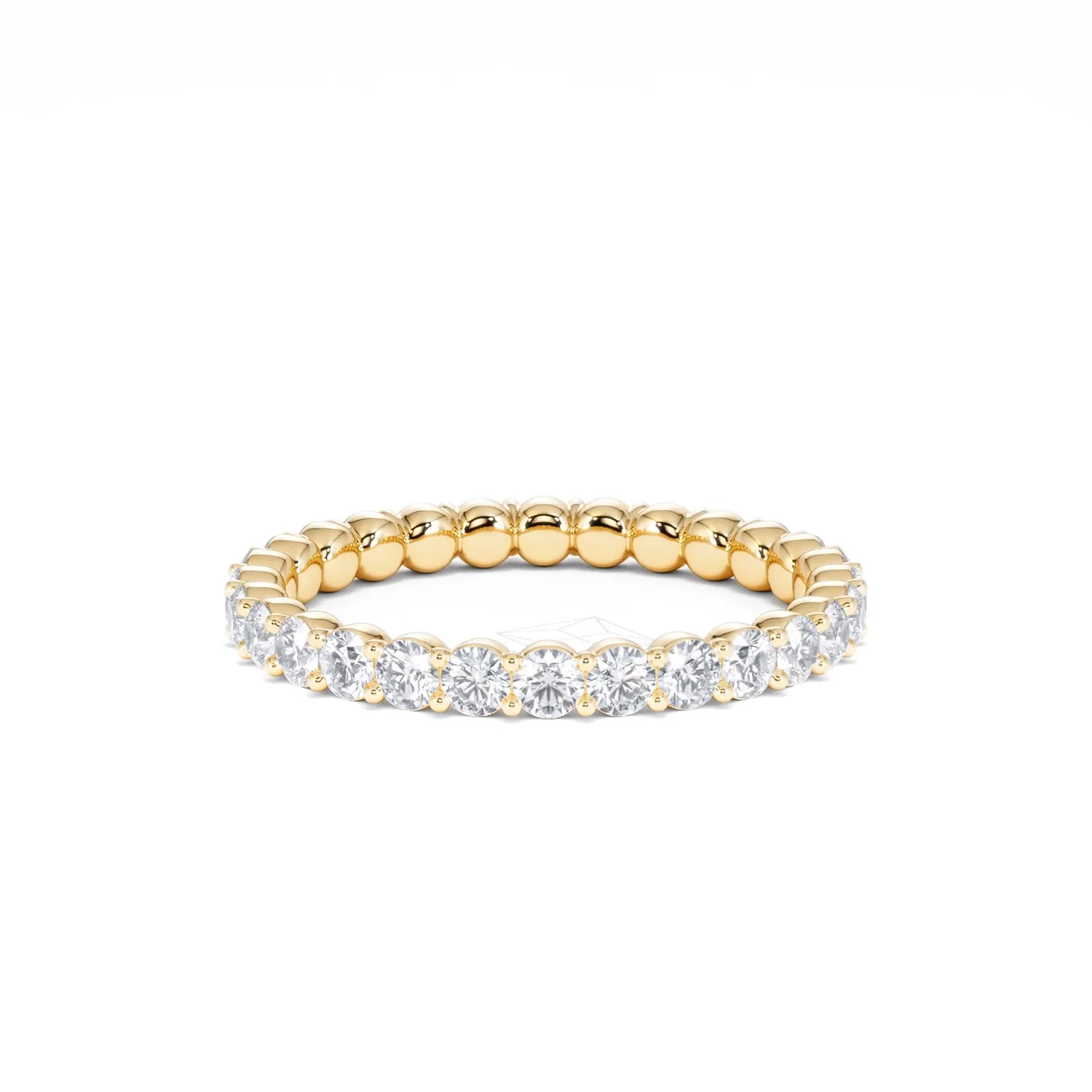 Chloe Lab Diamond 1.00ct Full Eternity Ring F/VS in 18K Gold Vermeil - Image 68