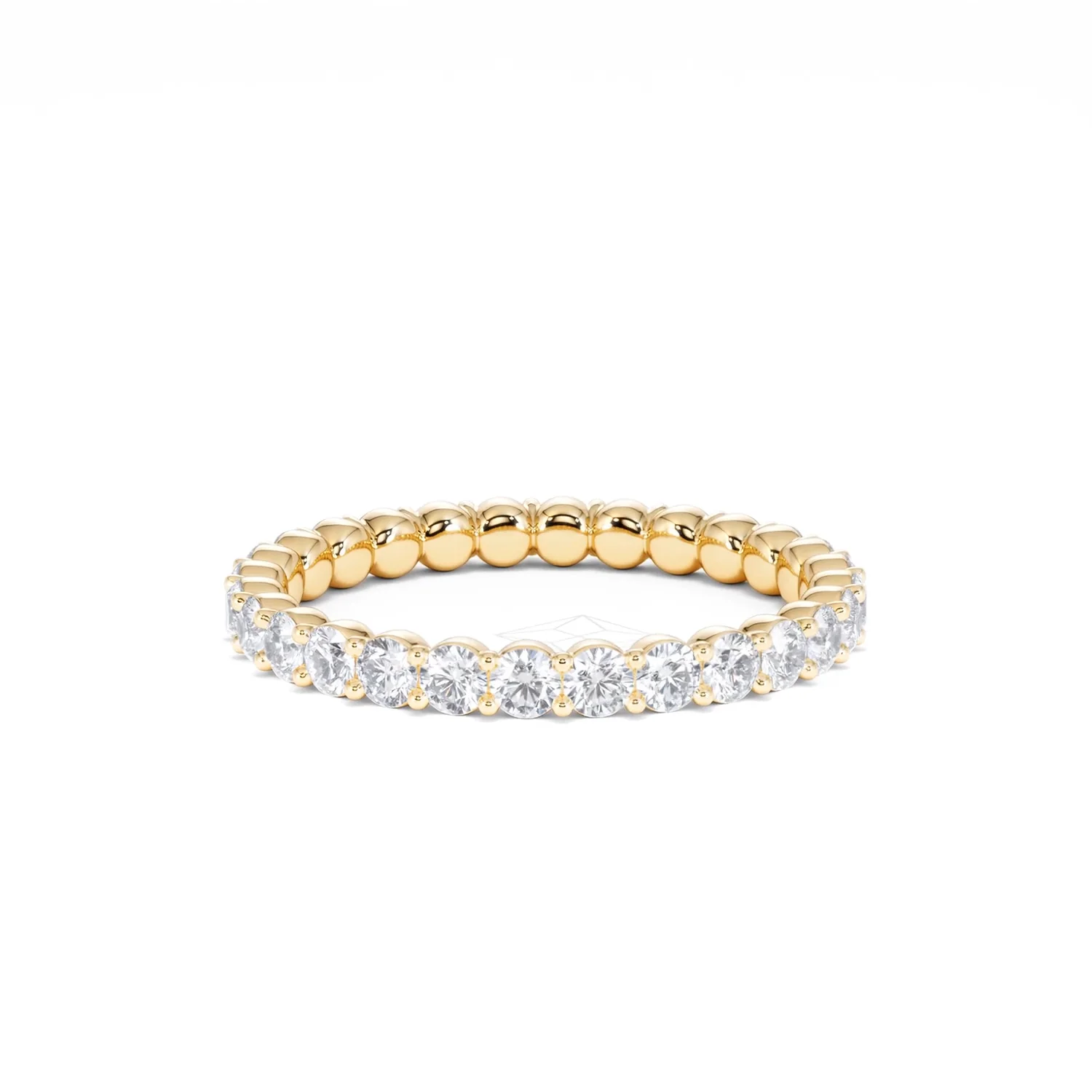 Chloe Lab Diamond 1.00ct Full Eternity Ring F/VS in 18K Gold Vermeil - Image 70
